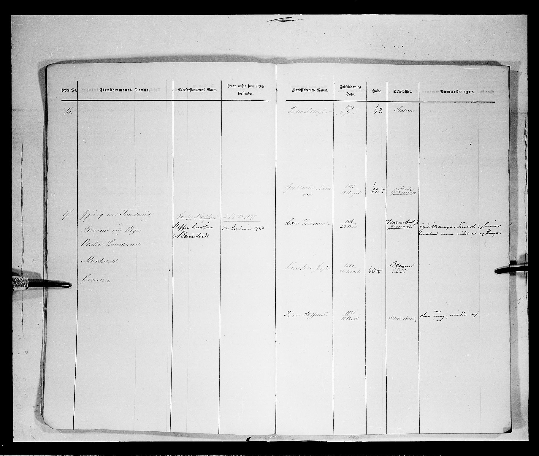 Fylkesmannen i Oppland, AV/SAH-FYO-002/1/K/Kb/L1161: Valderske nasjonale musketérkorps - Vangske kompani og Hadelandske kompani av Akershusiske nasjonale musketérkorps, 1818-1860, p. 3036