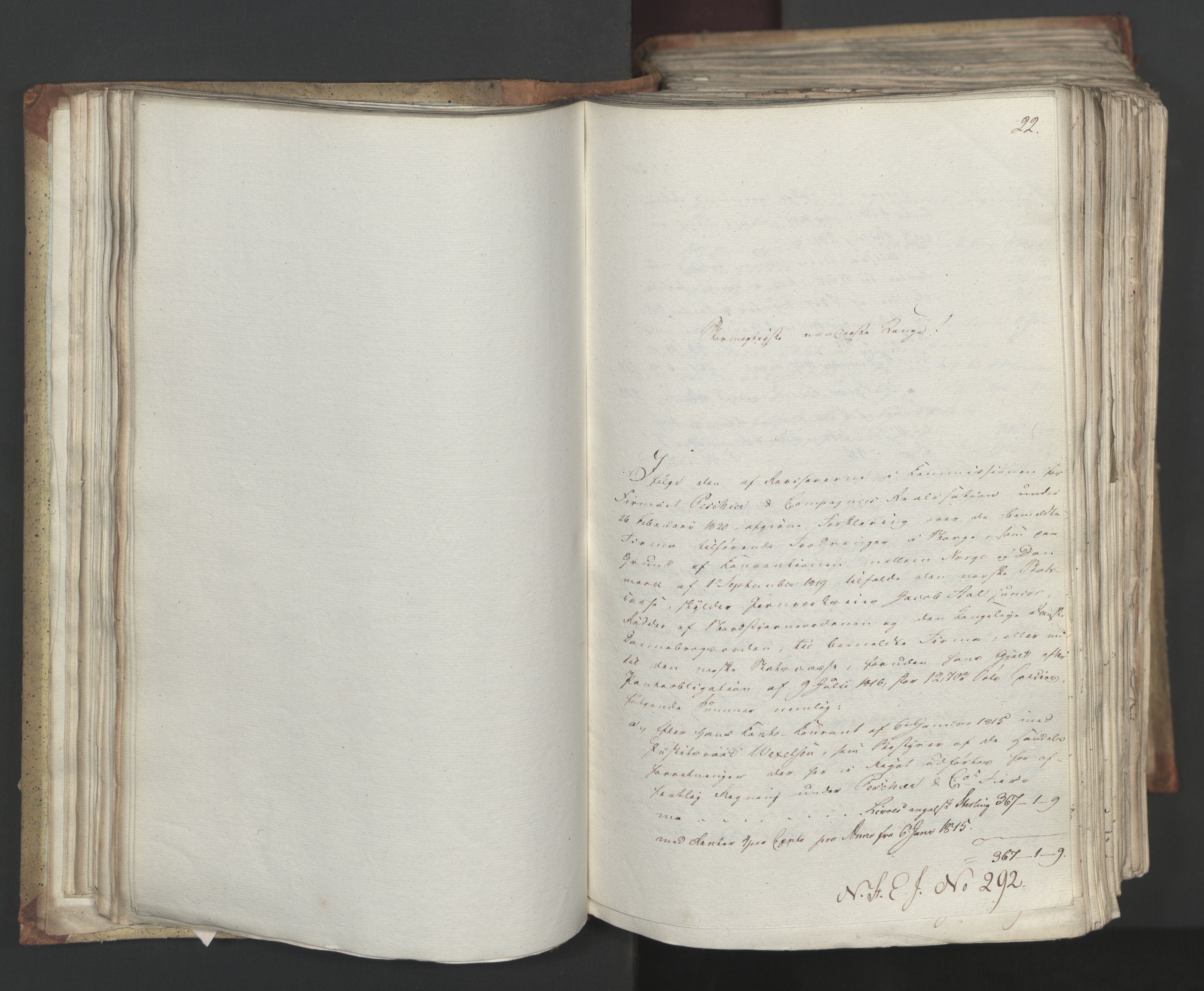 Statsrådsavdelingen i Stockholm, AV/RA-S-1003/D/Da/L0034: Regjeringsinnstillinger nr. 275-540, 1823, p. 70