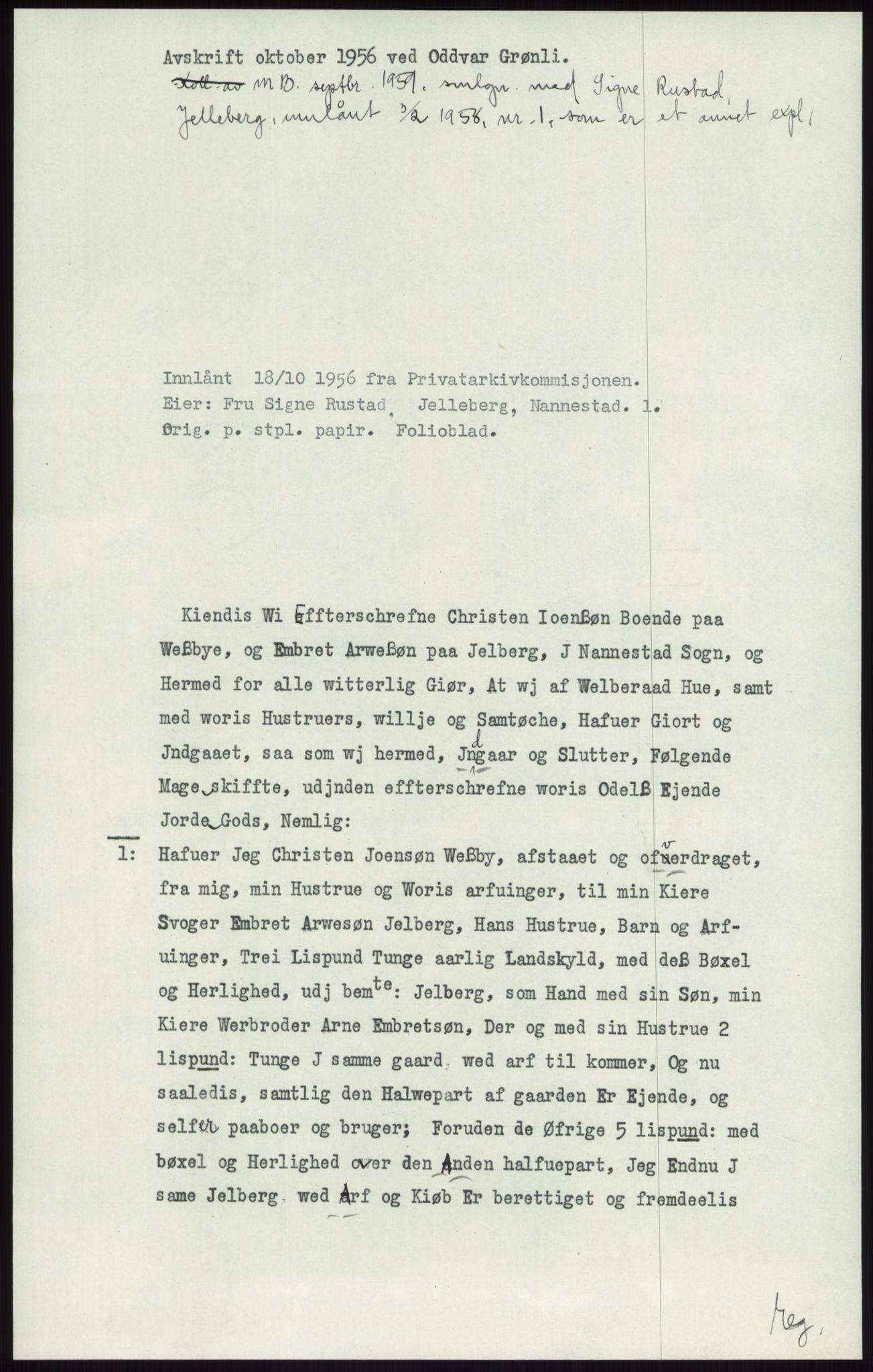 Samlinger til kildeutgivelse, Diplomavskriftsamlingen, AV/RA-EA-4053/H/Ha, p. 1198