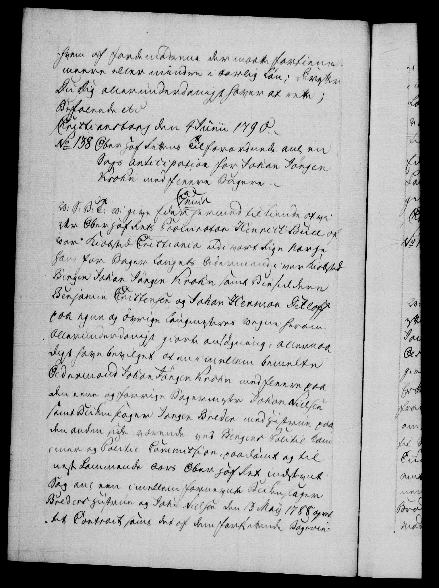 Danske Kanselli 1572-1799, RA/EA-3023/F/Fc/Fca/Fcab/L0044: Norske tegnelser, 1787-1791, p. 603b