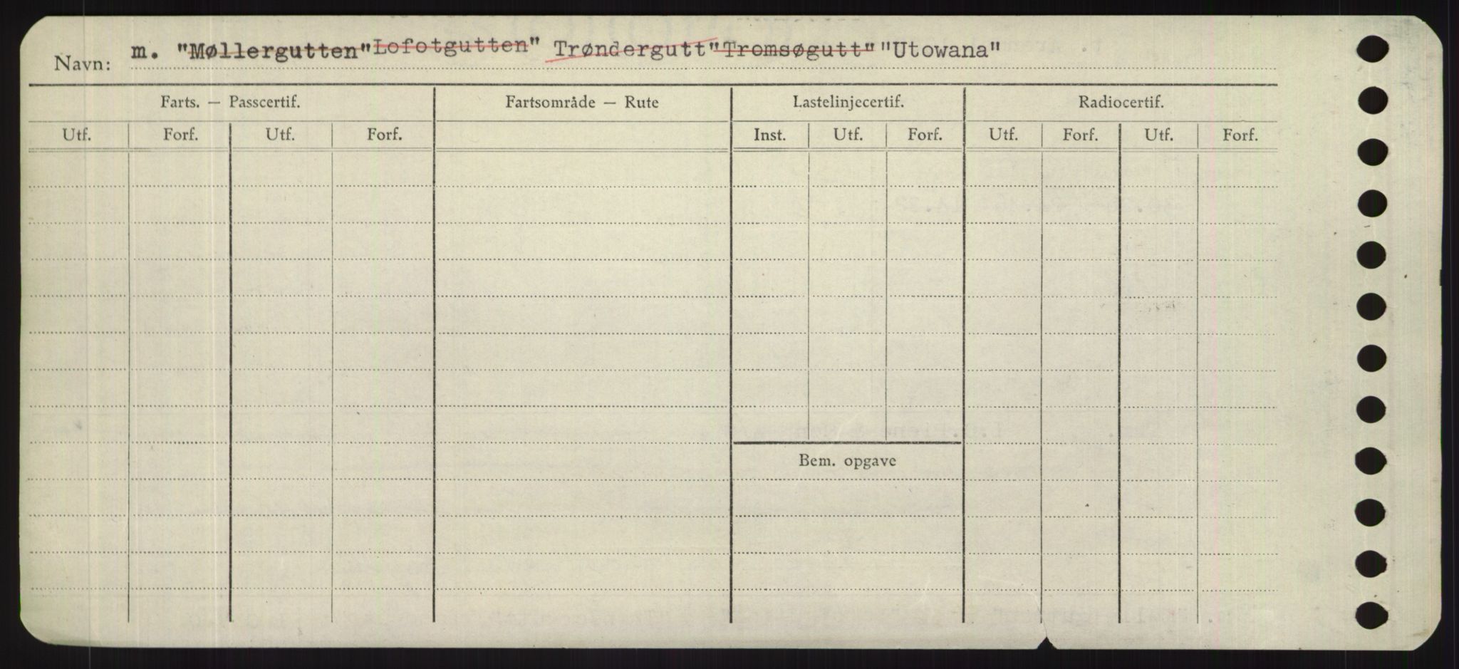 Sjøfartsdirektoratet med forløpere, Skipsmålingen, AV/RA-S-1627/H/Hd/L0040: Fartøy, U-Ve, p. 160