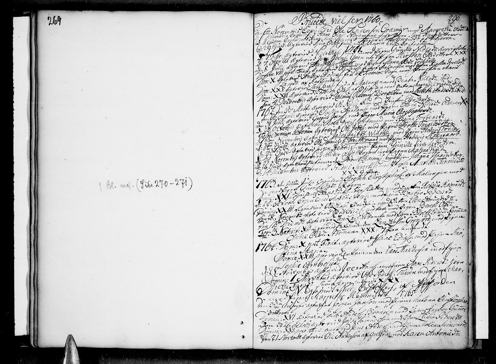 Lenvik sokneprestembete, SATØ/S-1310/H/Ha/Haa/L0001kirke: Parish register (official) no. 1, 1753-1783, p. 295-296