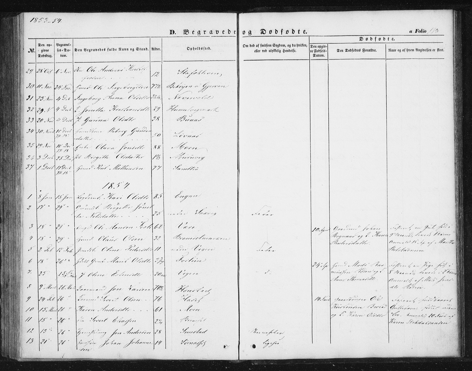 Ministerialprotokoller, klokkerbøker og fødselsregistre - Sør-Trøndelag, SAT/A-1456/616/L0407: Parish register (official) no. 616A04, 1848-1856, p. 138