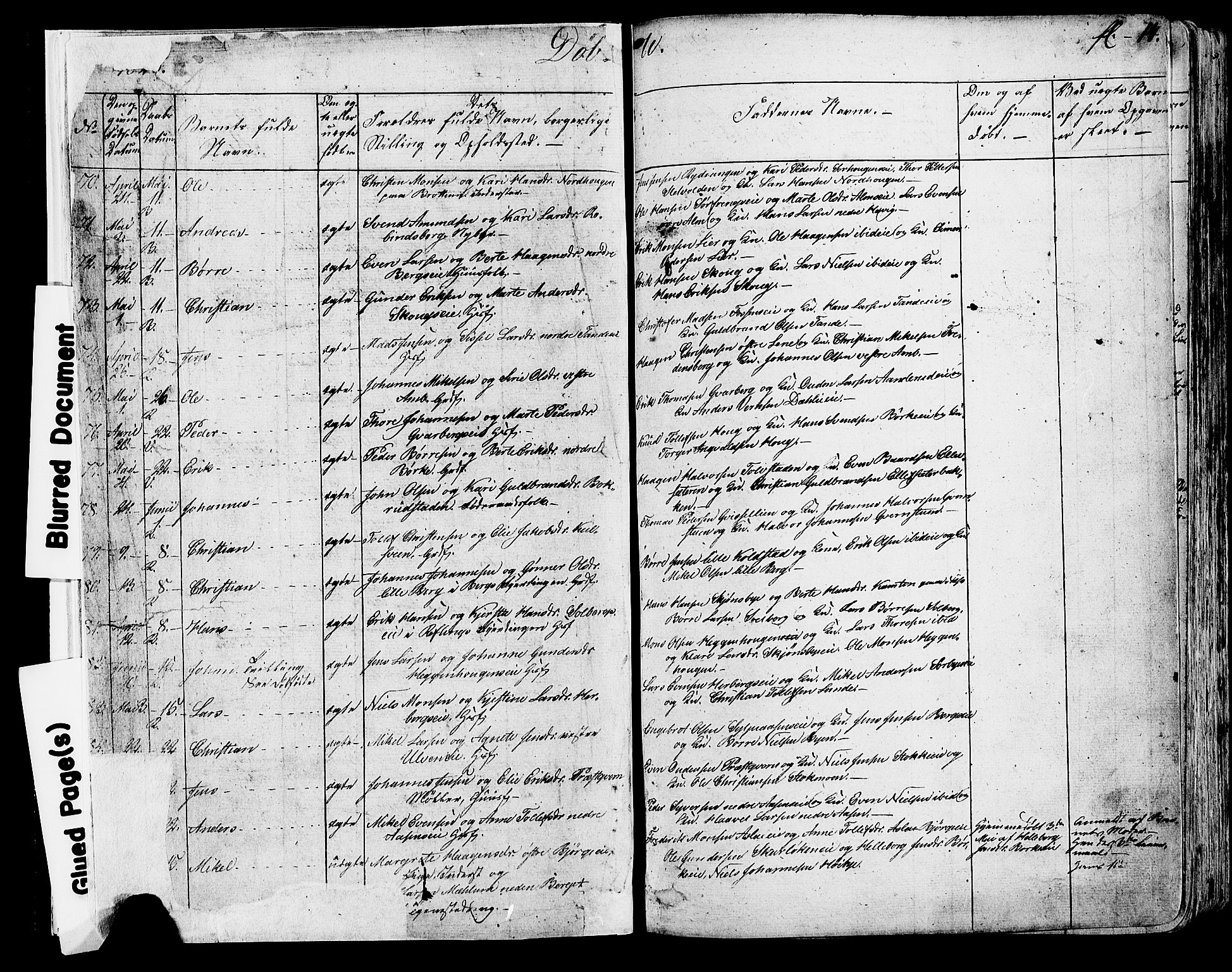 Ringsaker prestekontor, SAH/PREST-014/K/Ka/L0007: Parish register (official) no. 7A, 1826-1837, p. 14