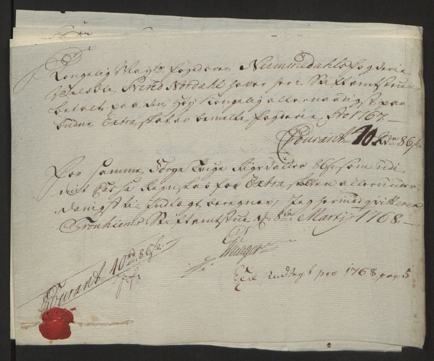 Rentekammeret inntil 1814, Reviderte regnskaper, Fogderegnskap, RA/EA-4092/R64/L4502: Ekstraskatten Namdal, 1762-1772, p. 278