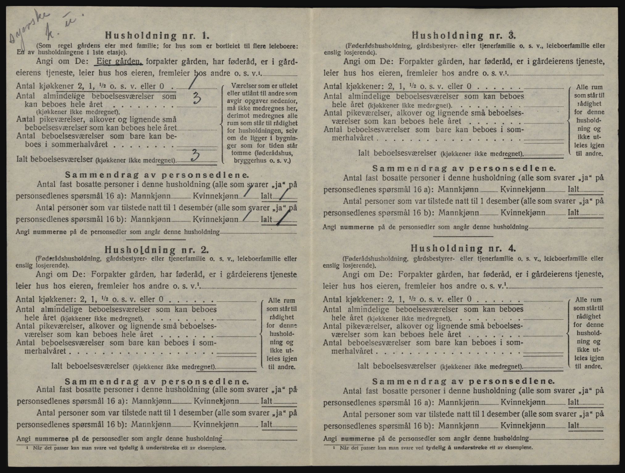 SAT, 1920 census for Fillan, 1920, p. 39