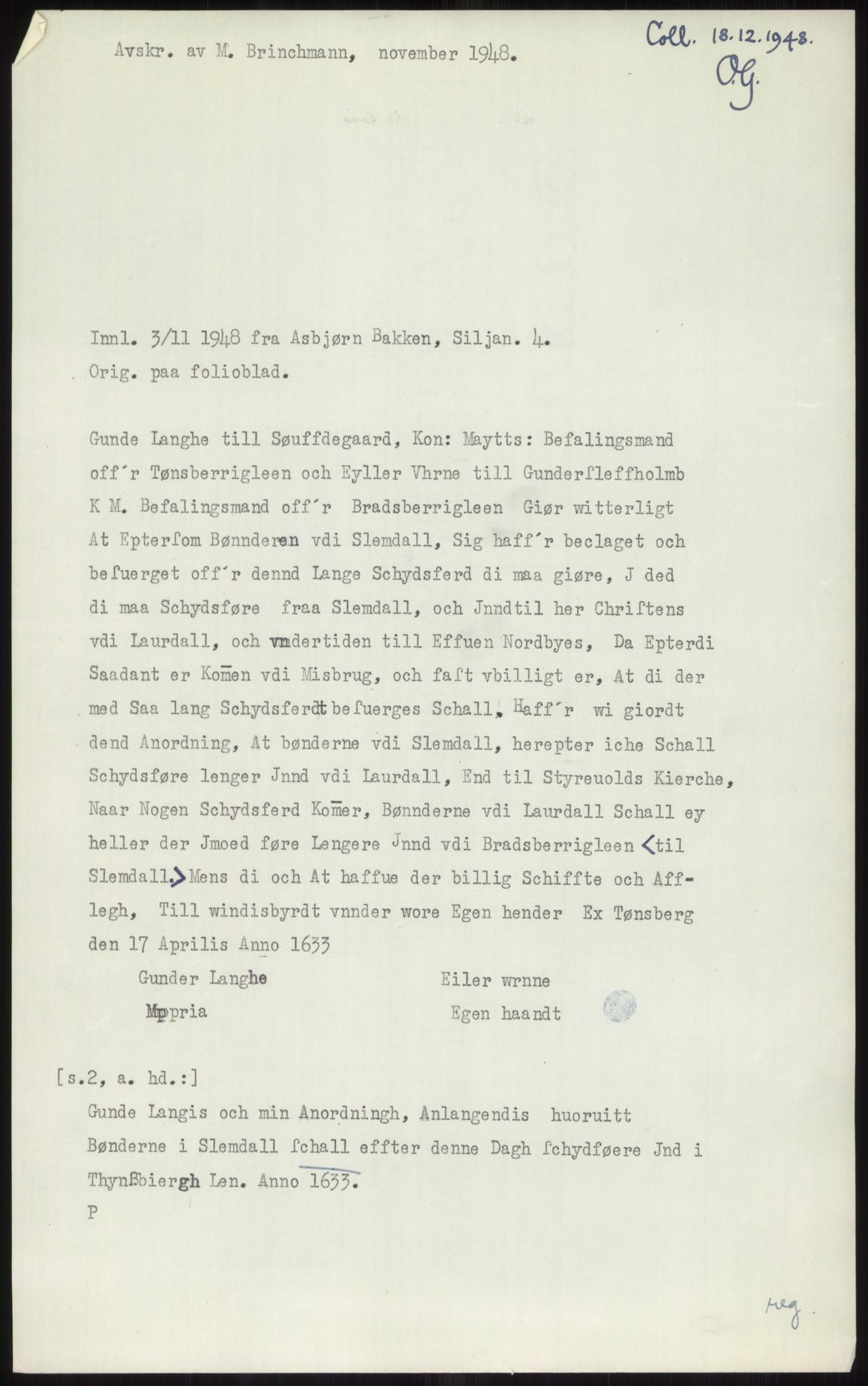 Samlinger til kildeutgivelse, Diplomavskriftsamlingen, AV/RA-EA-4053/H/Ha, p. 1350