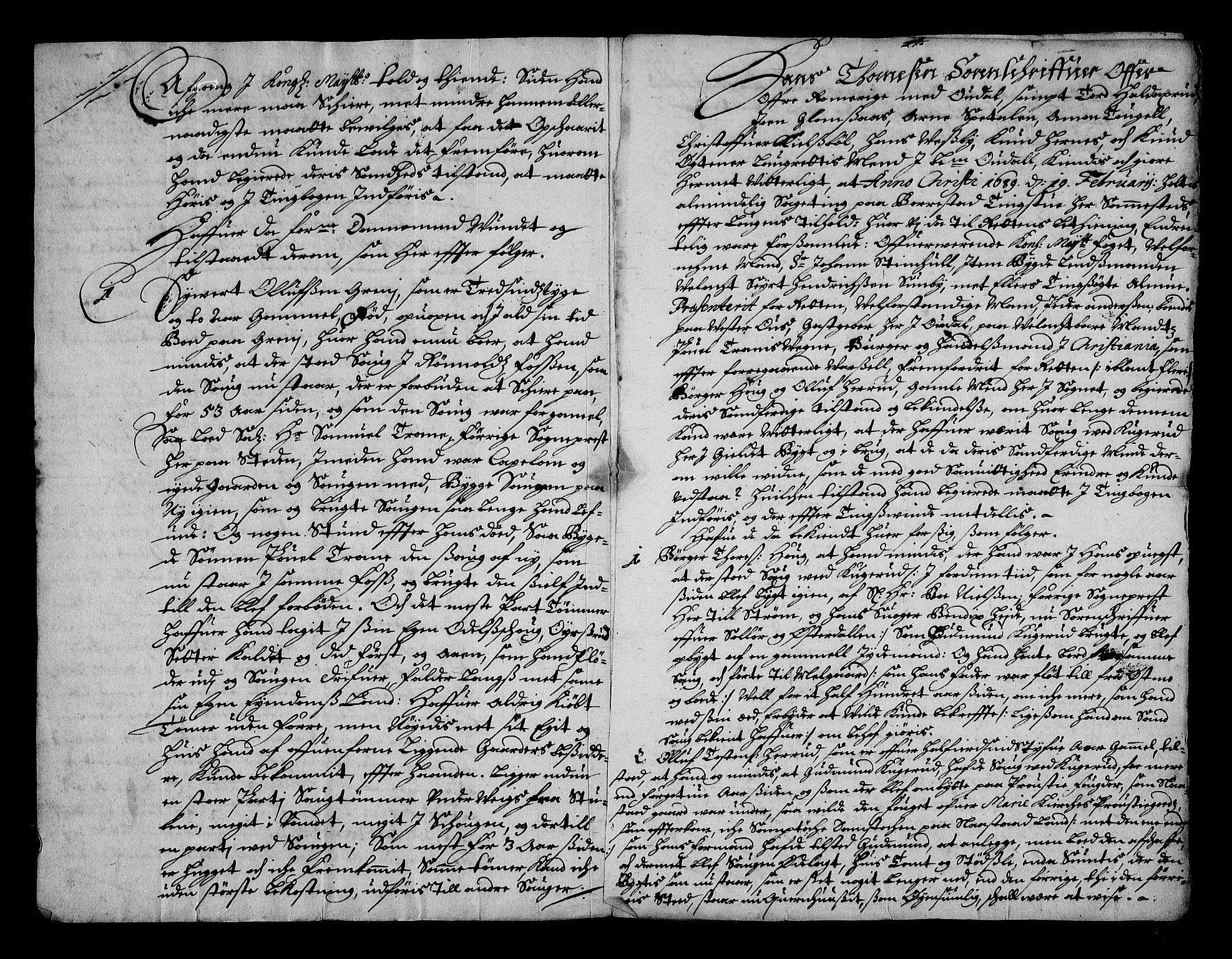 Stattholderembetet 1572-1771, RA/EA-2870/Af/L0003: Avskrifter av vedlegg til originale supplikker, nummerert i samsvar med supplikkbøkene, 1689-1691, p. 133