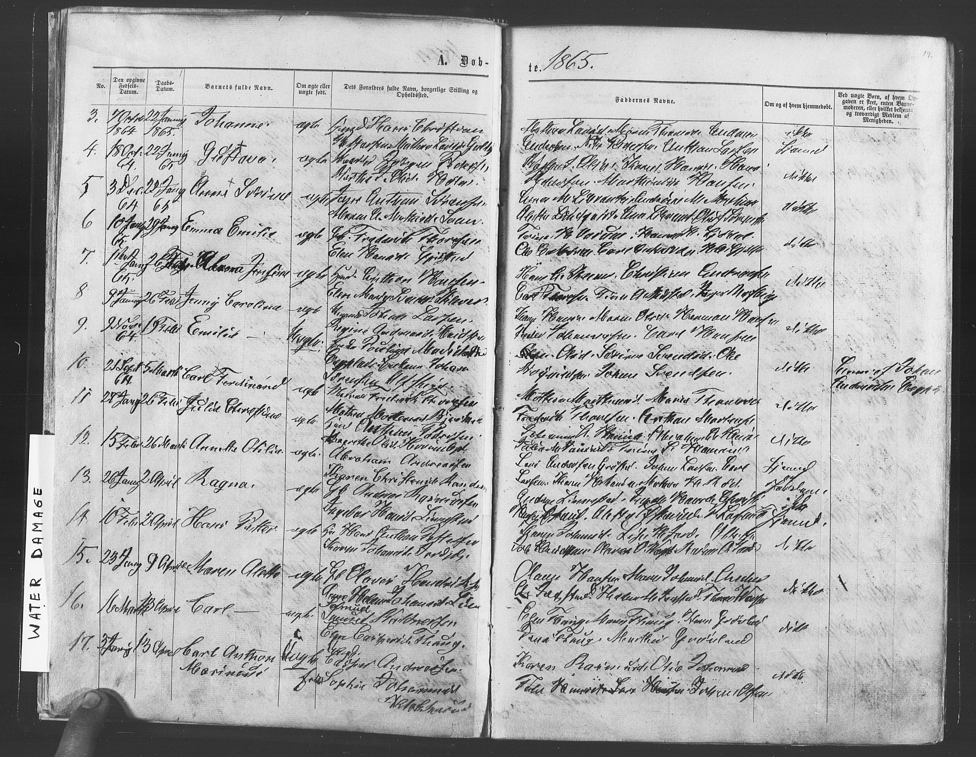 Vestby prestekontor Kirkebøker, AV/SAO-A-10893/F/Fa/L0008: Parish register (official) no. I 8, 1863-1877, p. 19