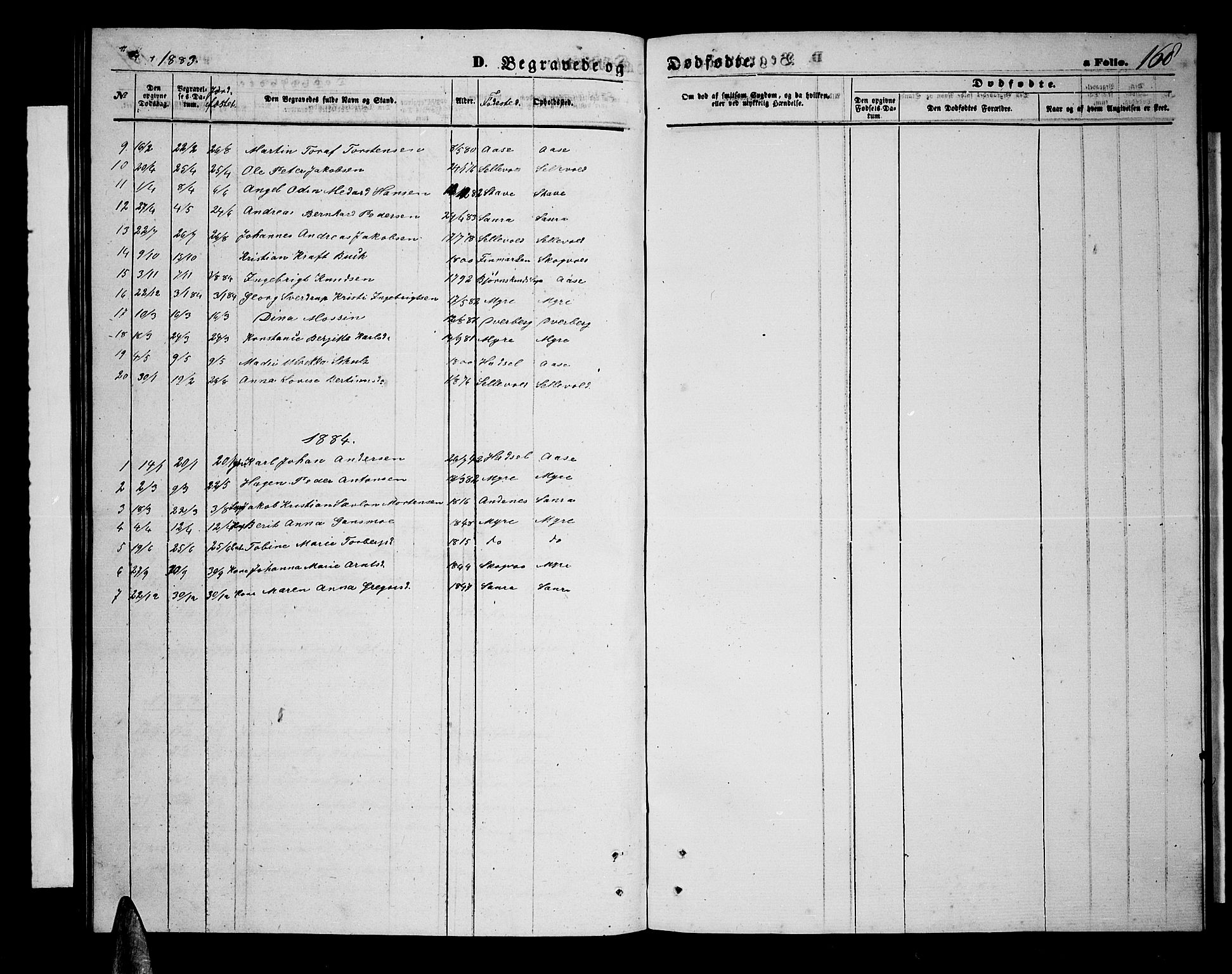 Ministerialprotokoller, klokkerbøker og fødselsregistre - Nordland, AV/SAT-A-1459/897/L1412: Parish register (copy) no. 897C02, 1867-1886, p. 168