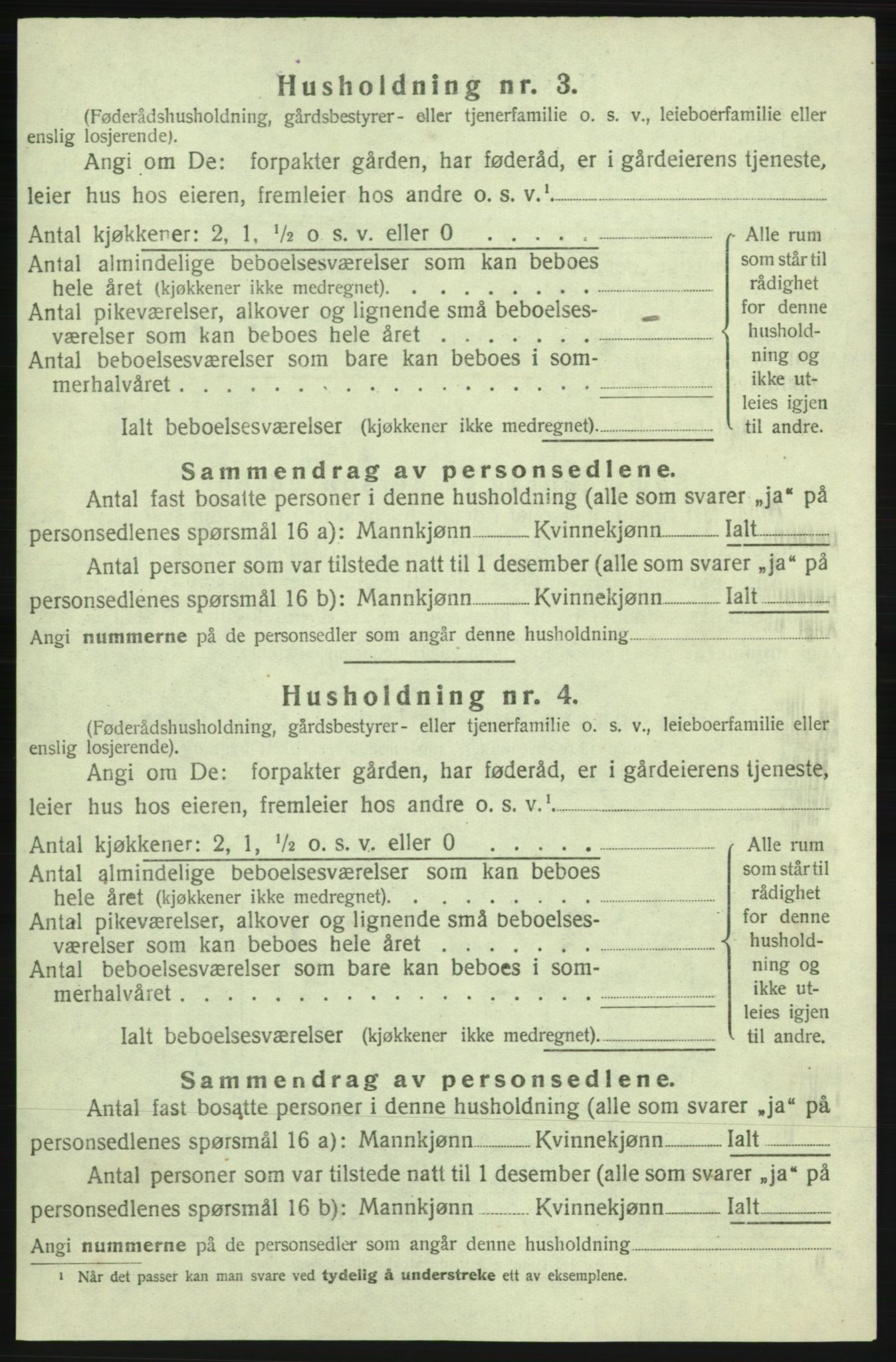 SAB, 1920 census for Strandebarm, 1920, p. 34