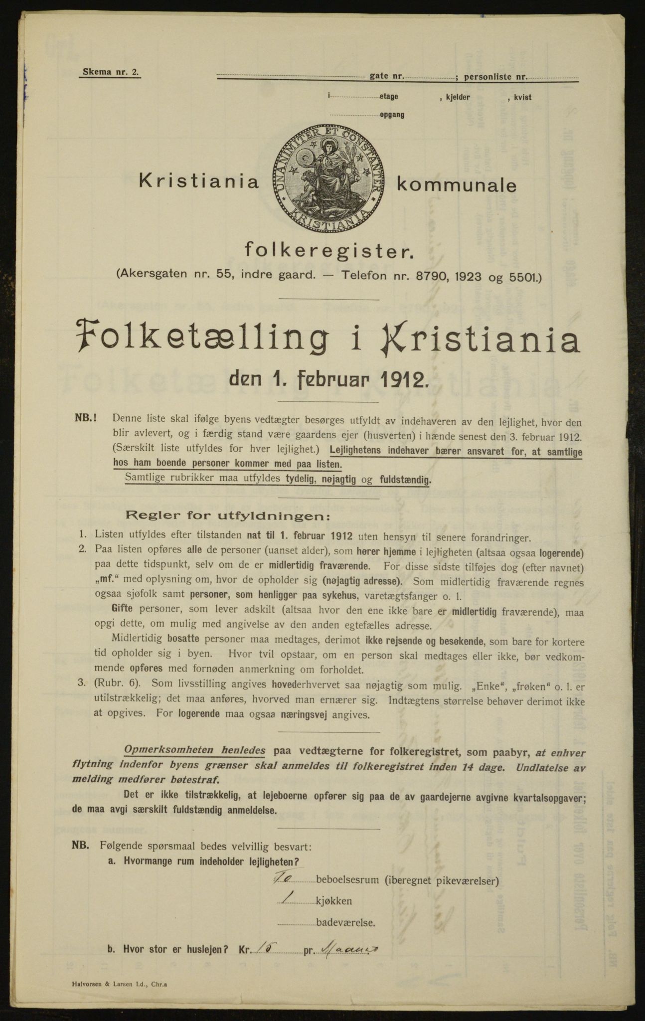 OBA, Municipal Census 1912 for Kristiania, 1912, p. 30997