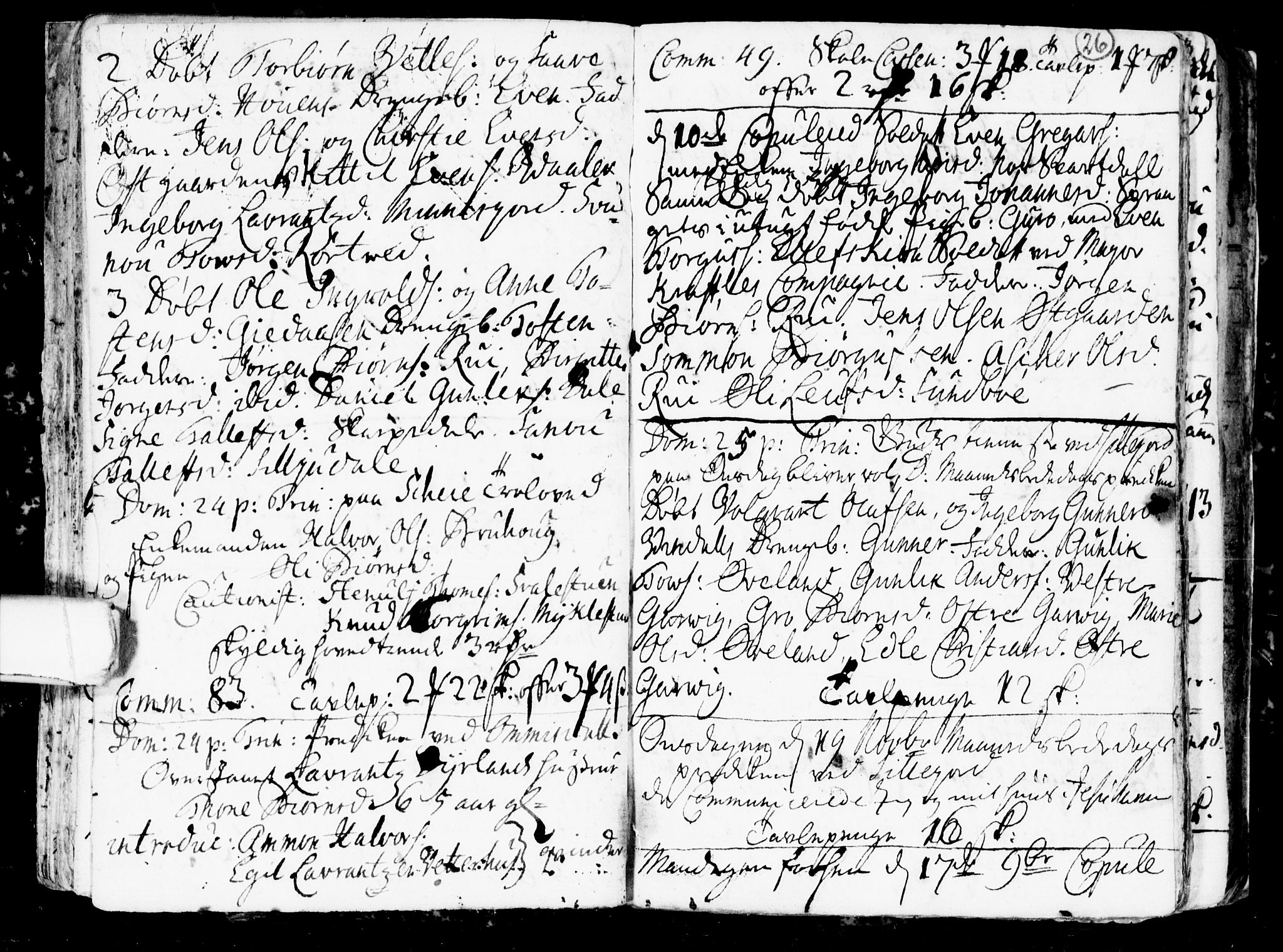 Seljord kirkebøker, SAKO/A-20/G/Gb/L0001: Parish register (copy) no. II 1, 1754-1790, p. 25-26