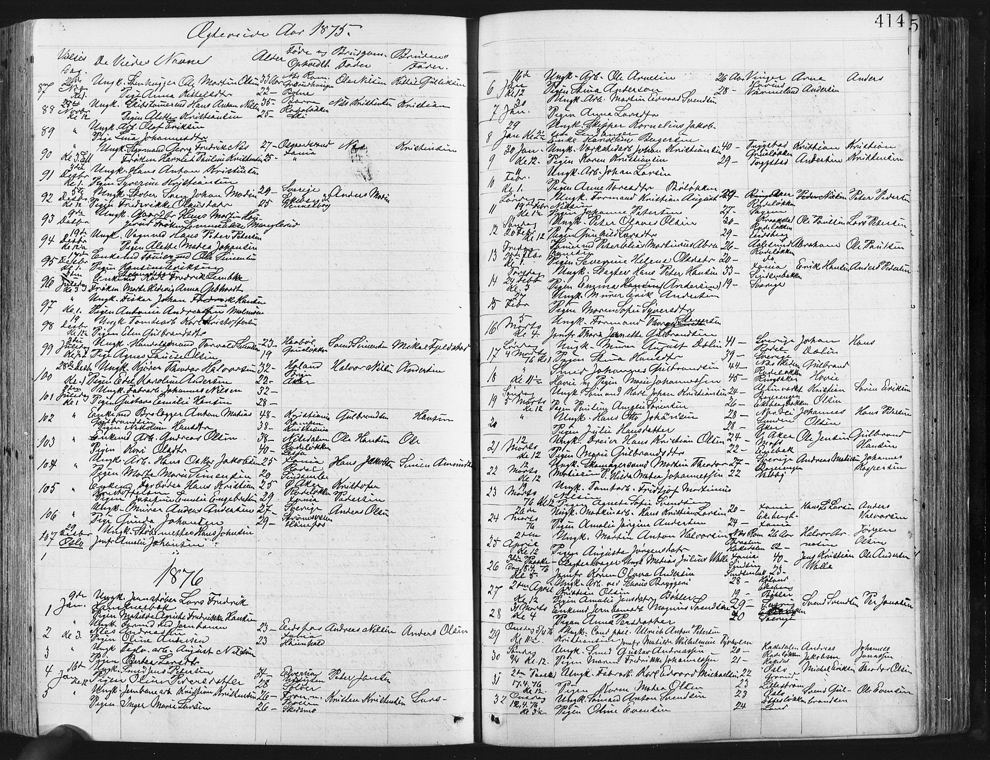 Østre Aker prestekontor Kirkebøker, SAO/A-10840/G/Ga/L0003: Parish register (copy) no. I 3, 1868-1913, p. 414
