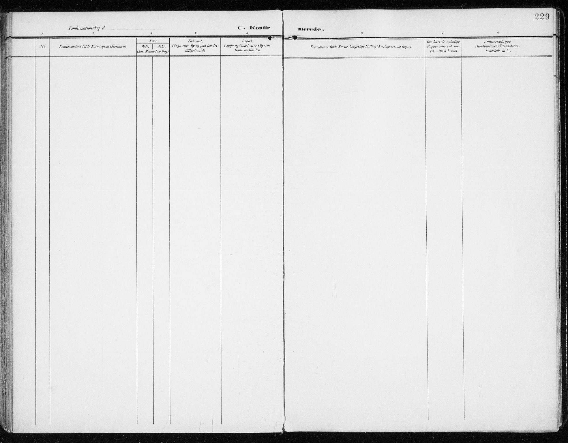 Lyngen sokneprestembete, AV/SATØ-S-1289/H/He/Hea/L0011kirke: Parish register (official) no. 11, 1903-1913, p. 229