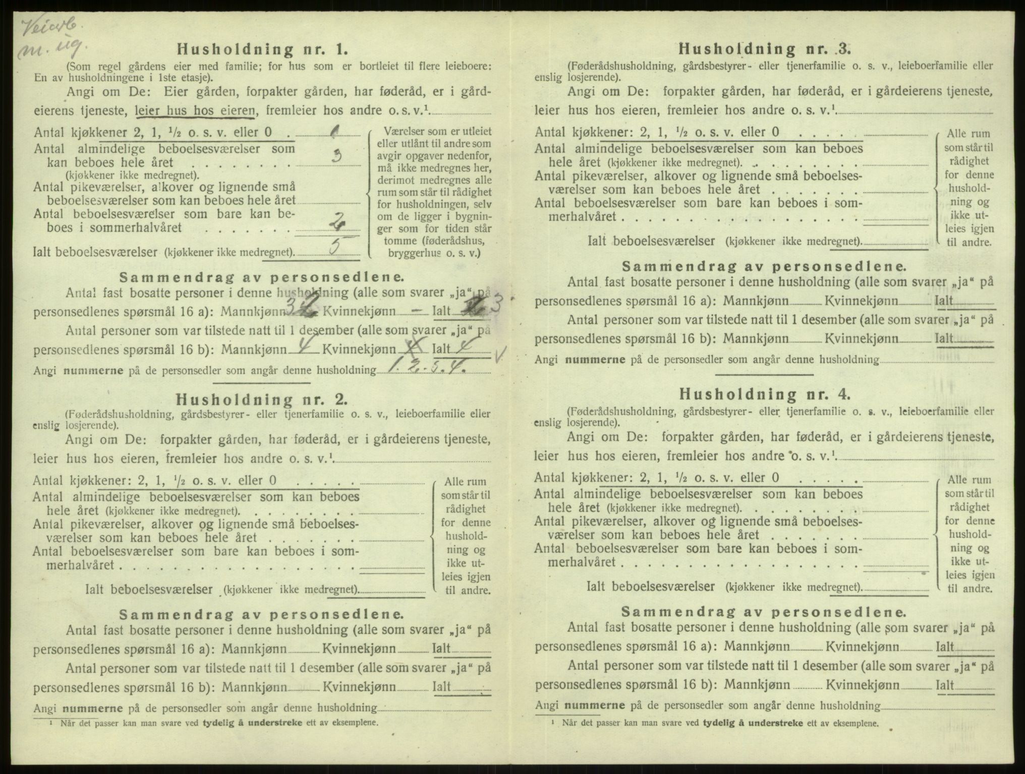 SAB, 1920 census for Masfjorden, 1920, p. 679