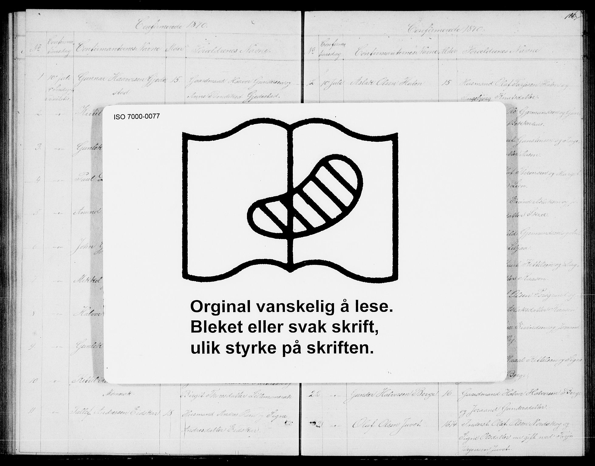 Fyresdal kirkebøker, AV/SAKO-A-263/G/Ga/L0004: Parish register (copy) no. I 4, 1864-1892, p. 106