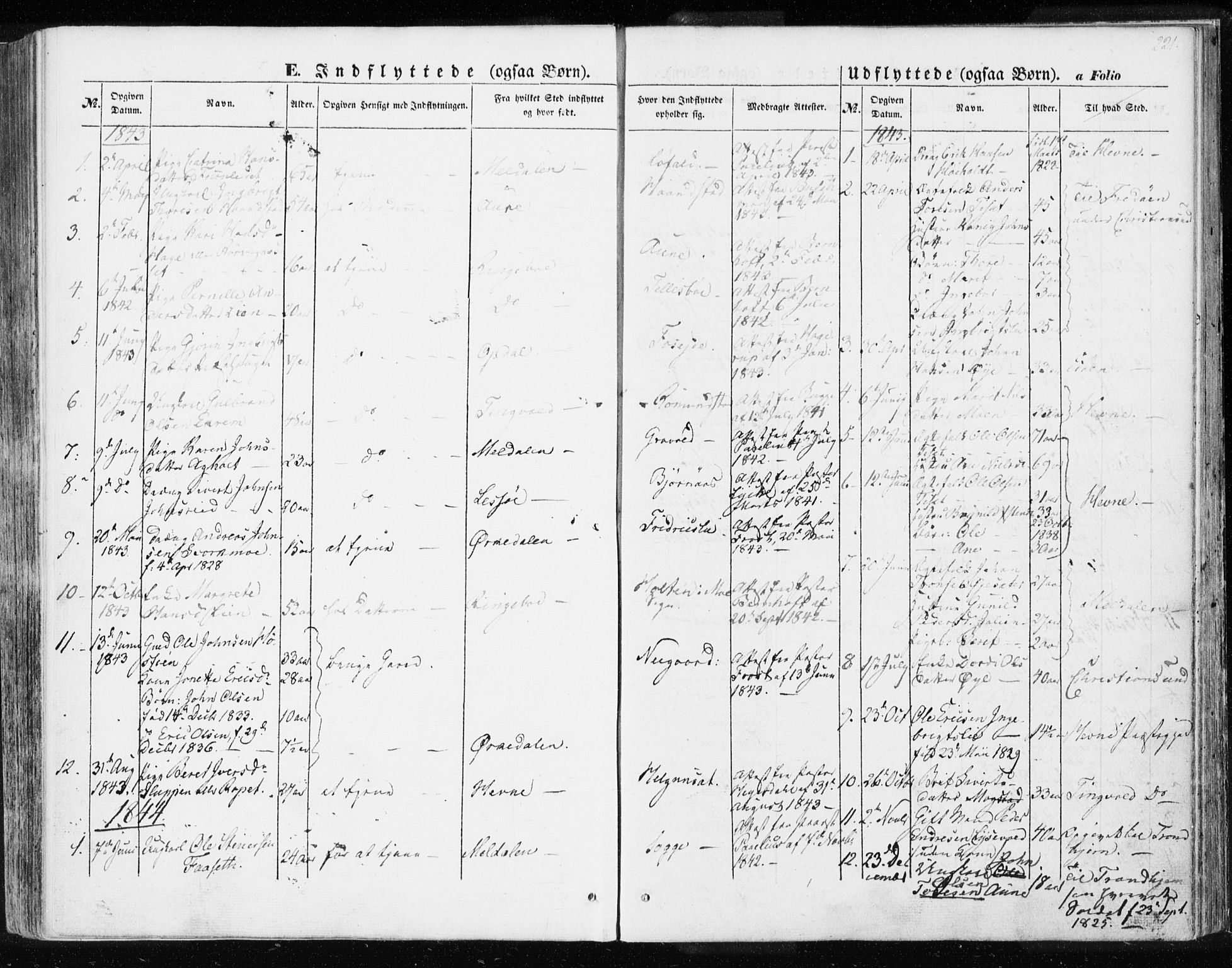 Ministerialprotokoller, klokkerbøker og fødselsregistre - Møre og Romsdal, AV/SAT-A-1454/595/L1043: Parish register (official) no. 595A05, 1843-1851, p. 221