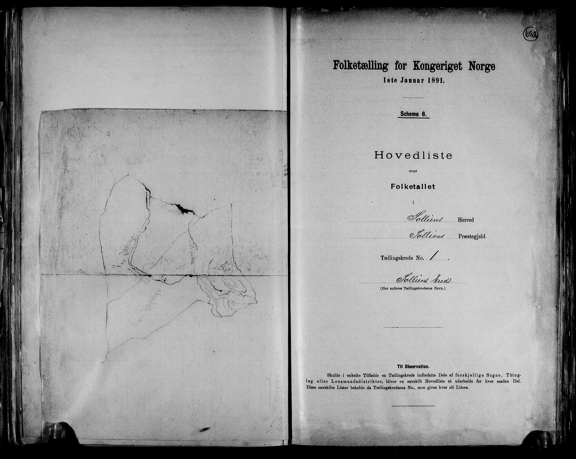 RA, 1891 census for 0431 Sollia, 1891, p. 5