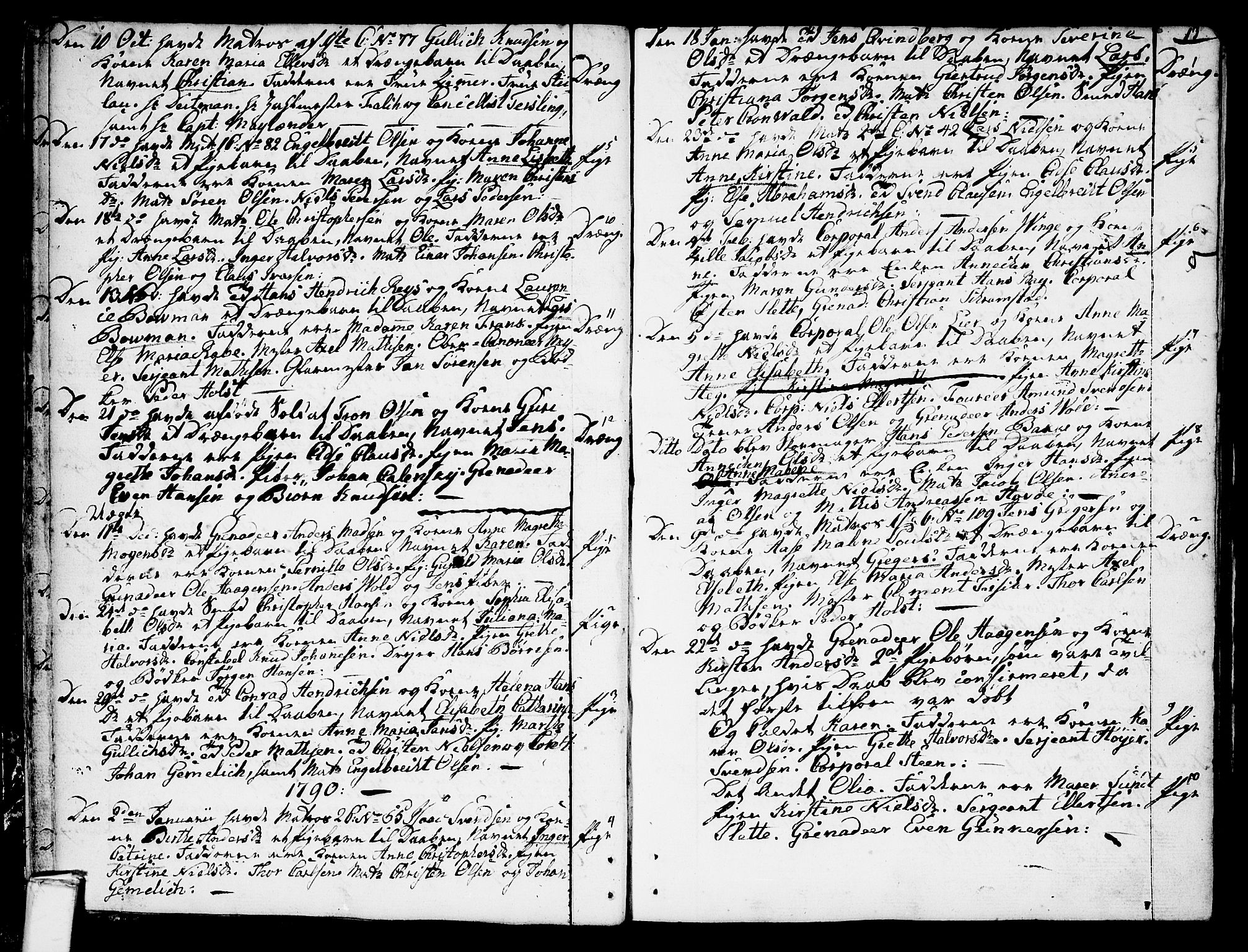 Stavern kirkebøker, AV/SAKO-A-318/F/Fa/L0002: Parish register (official) no. 2, 1783-1809, p. 13