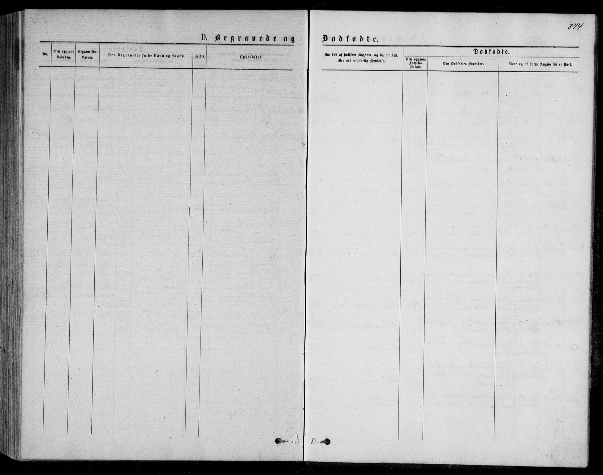 Øyestad sokneprestkontor, AV/SAK-1111-0049/F/Fb/L0008: Parish register (copy) no. B 8, 1872-1886, p. 344