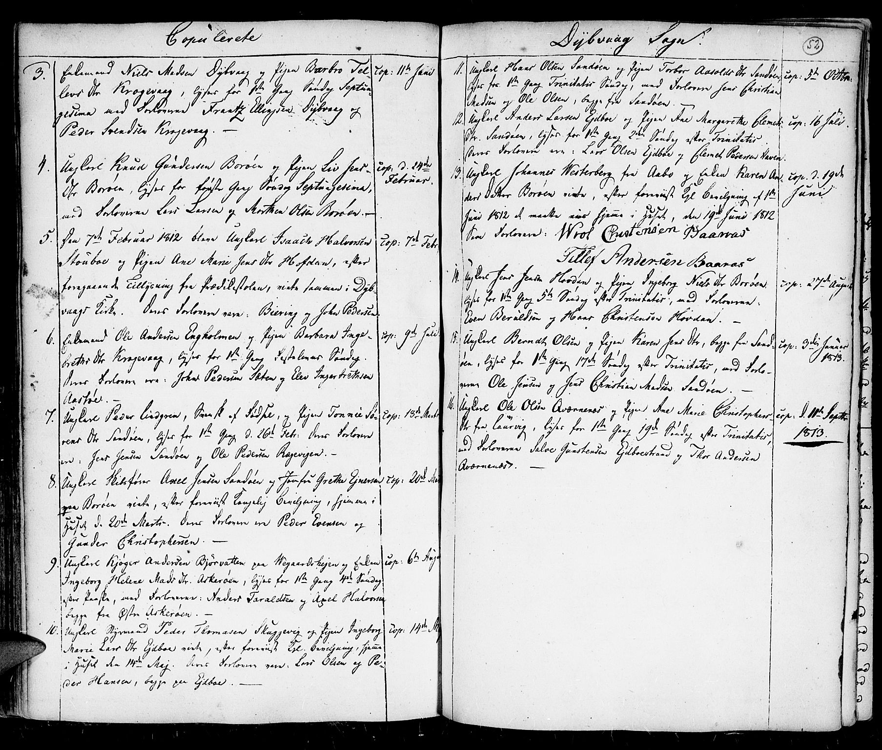 Holt sokneprestkontor, AV/SAK-1111-0021/F/Fa/L0001: Parish register (official) no. A 1 /3, 1721-1812, p. 52