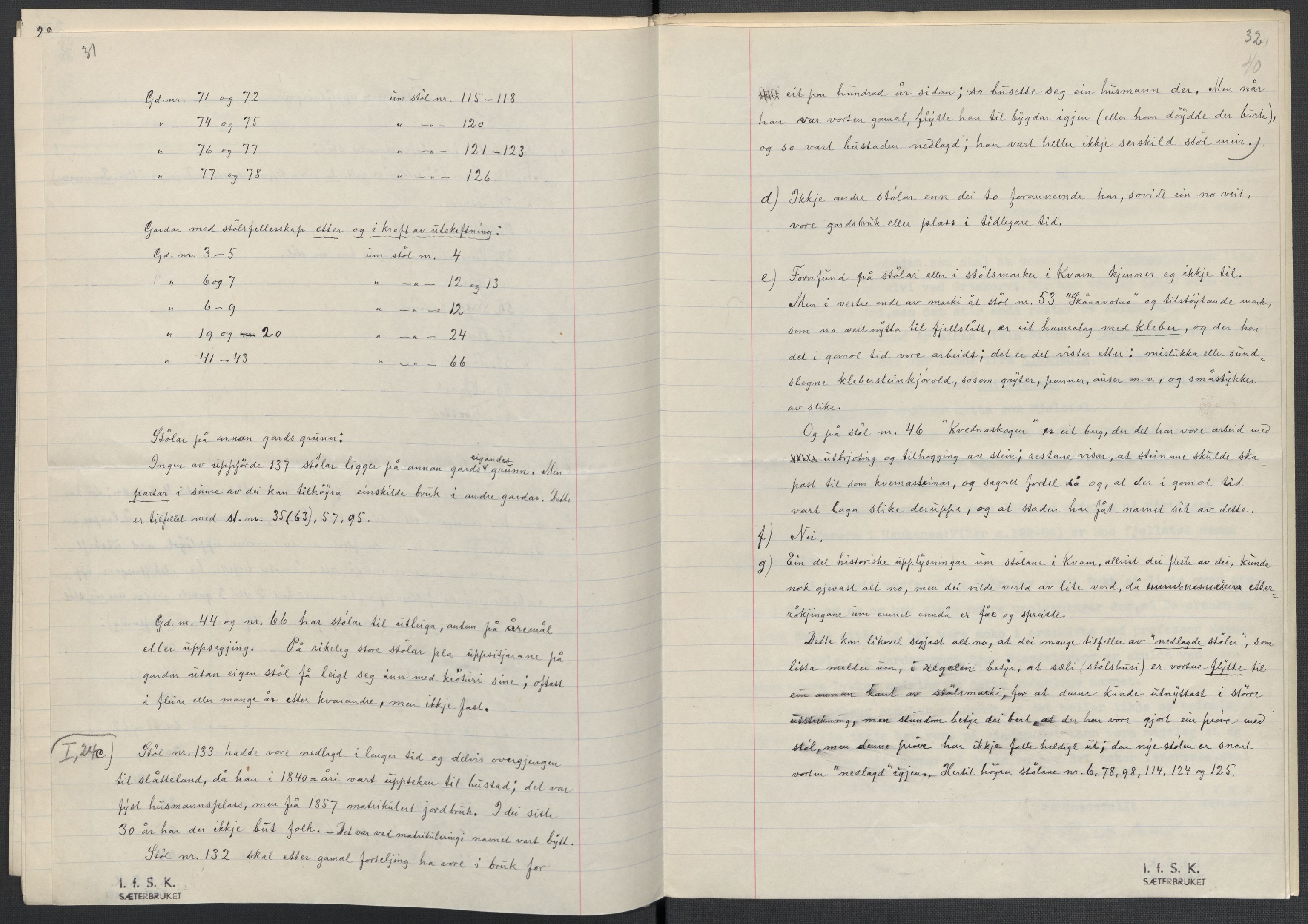 Instituttet for sammenlignende kulturforskning, AV/RA-PA-0424/F/Fc/L0010/0003: Eske B10: / Hordaland (perm XXVII), 1933-1936, p. 40