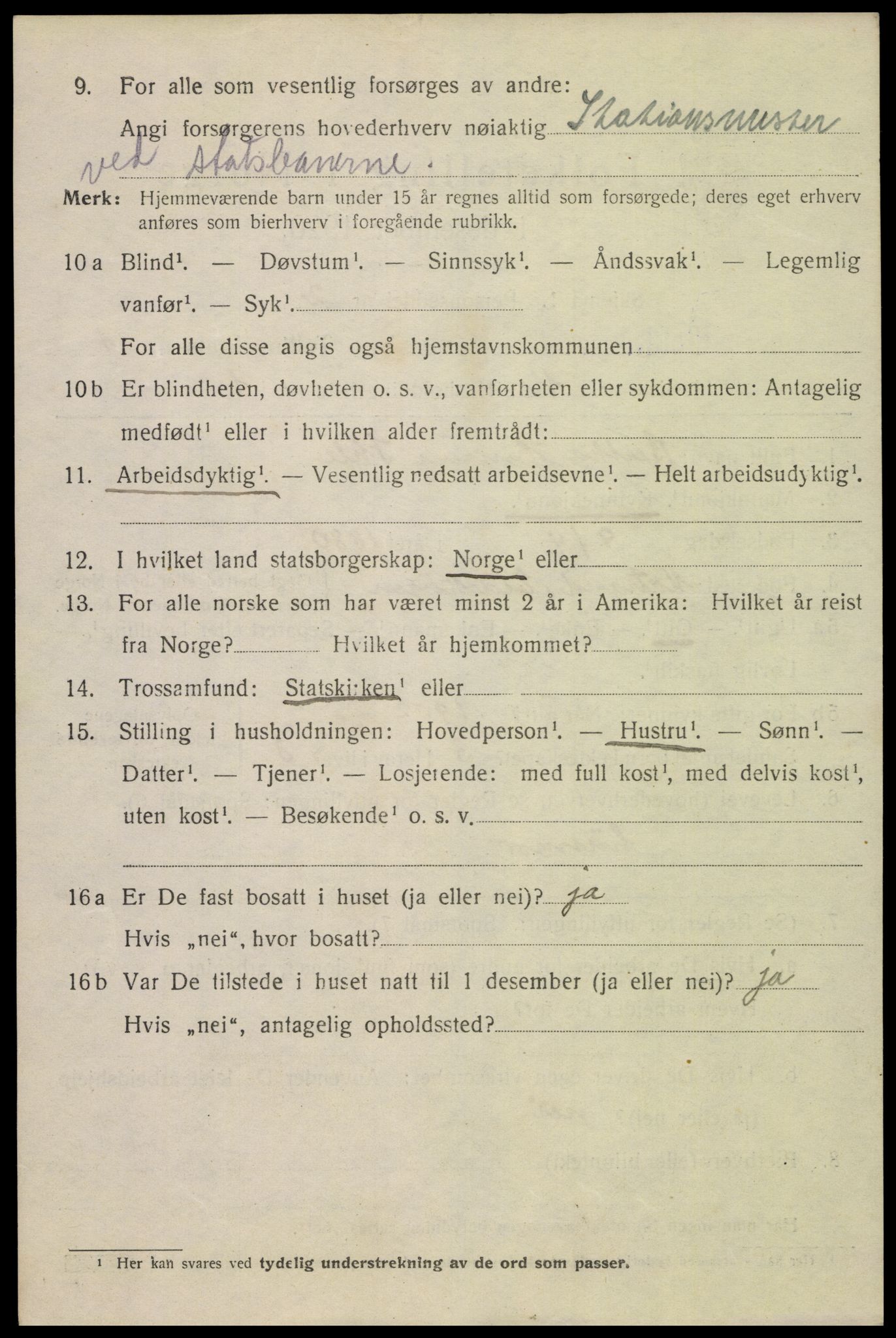 SAK, 1920 census for Flekkefjord, 1920, p. 2479