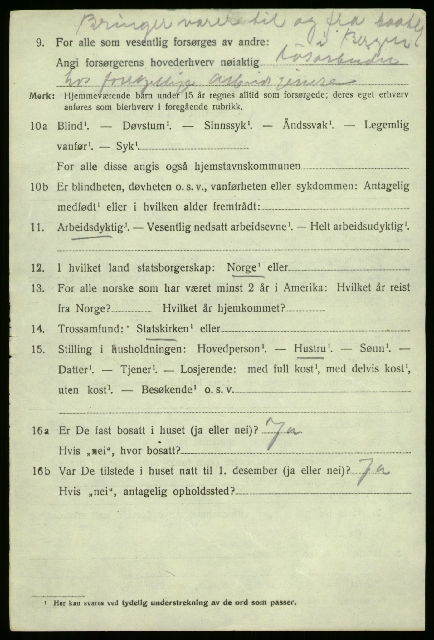 SAB, 1920 census for Fana, 1920, p. 17970