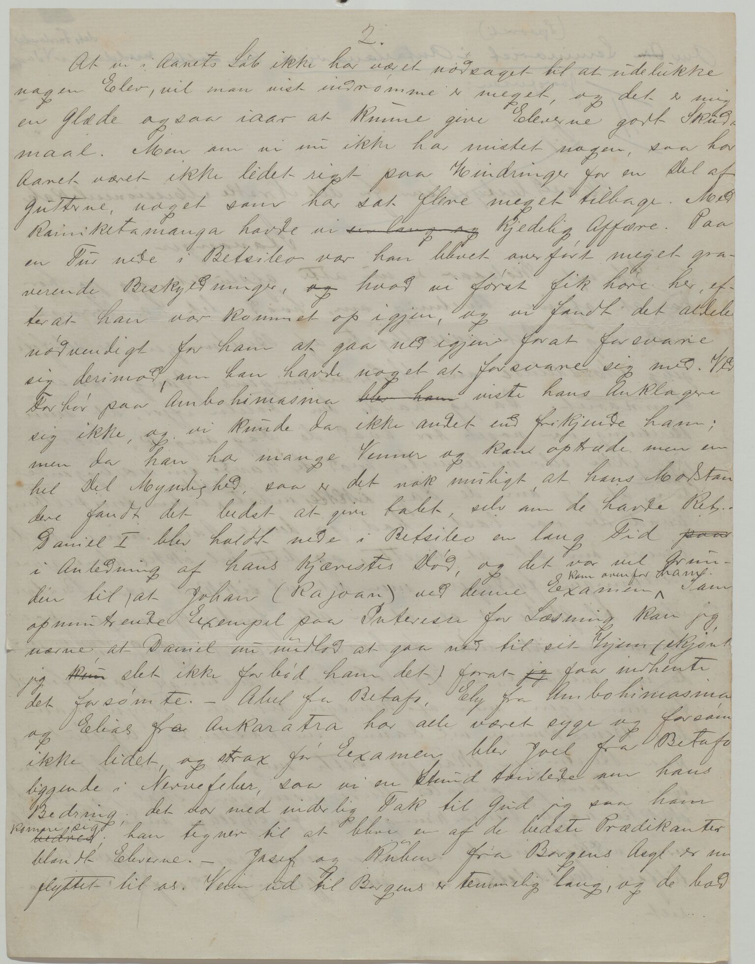 Det Norske Misjonsselskap - hovedadministrasjonen, VID/MA-A-1045/D/Da/Daa/L0035/0007: Konferansereferat og årsberetninger / Konferansereferat fra Madagaskar Innland., 1879, p. 2