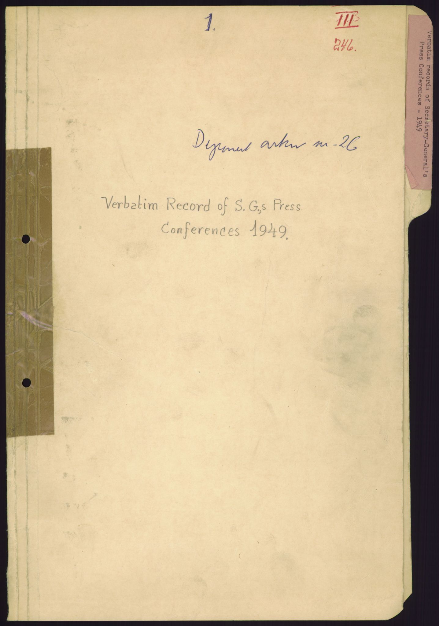 Lie, Trygve, RA/PA-1407/D/L0018: Generalsekretærens papirer., 1947-1951, p. 1268
