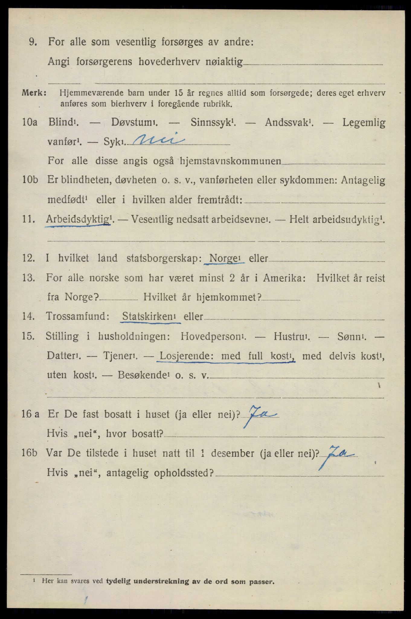 SAO, 1920 census for Sørum, 1920, p. 1658