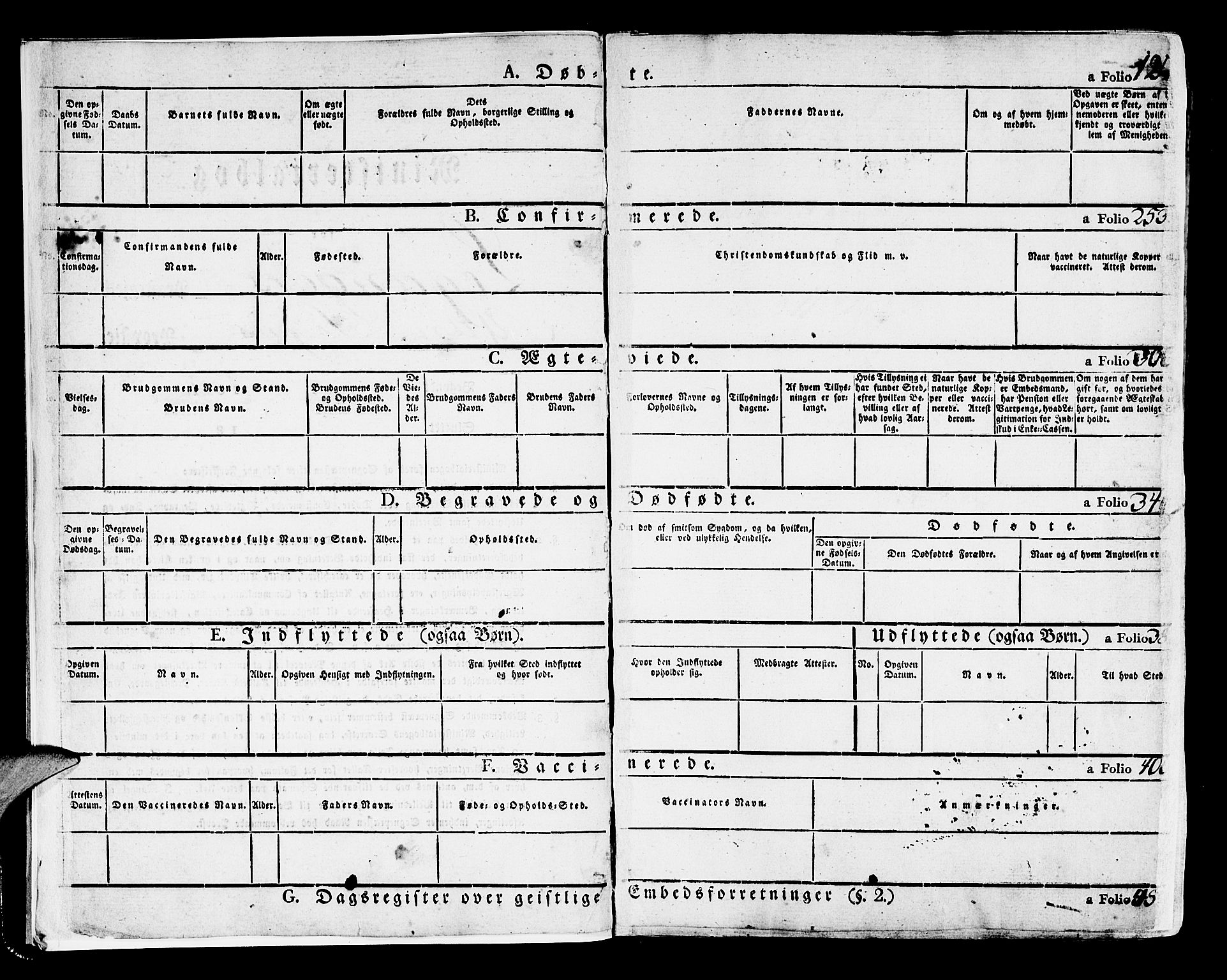 Leikanger sokneprestembete, AV/SAB-A-81001/H/Haa/Haaa/L0006: Parish register (official) no. A 6, 1810-1838