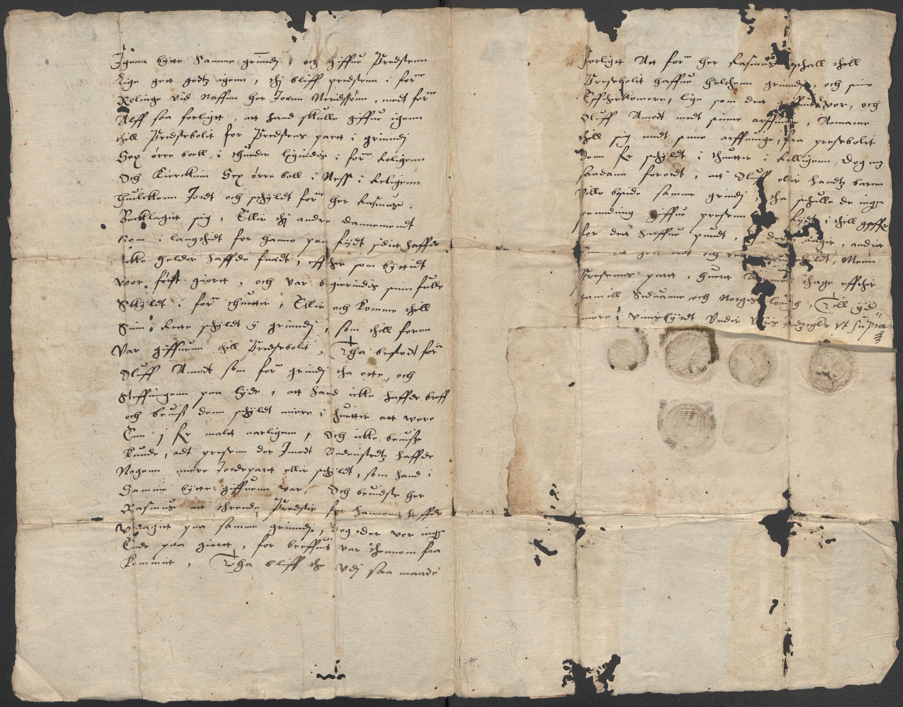 Riksarkivets diplomsamling, AV/RA-EA-5965/F15/L0008: Prestearkiv - Akershus, 1581-1619, p. 12