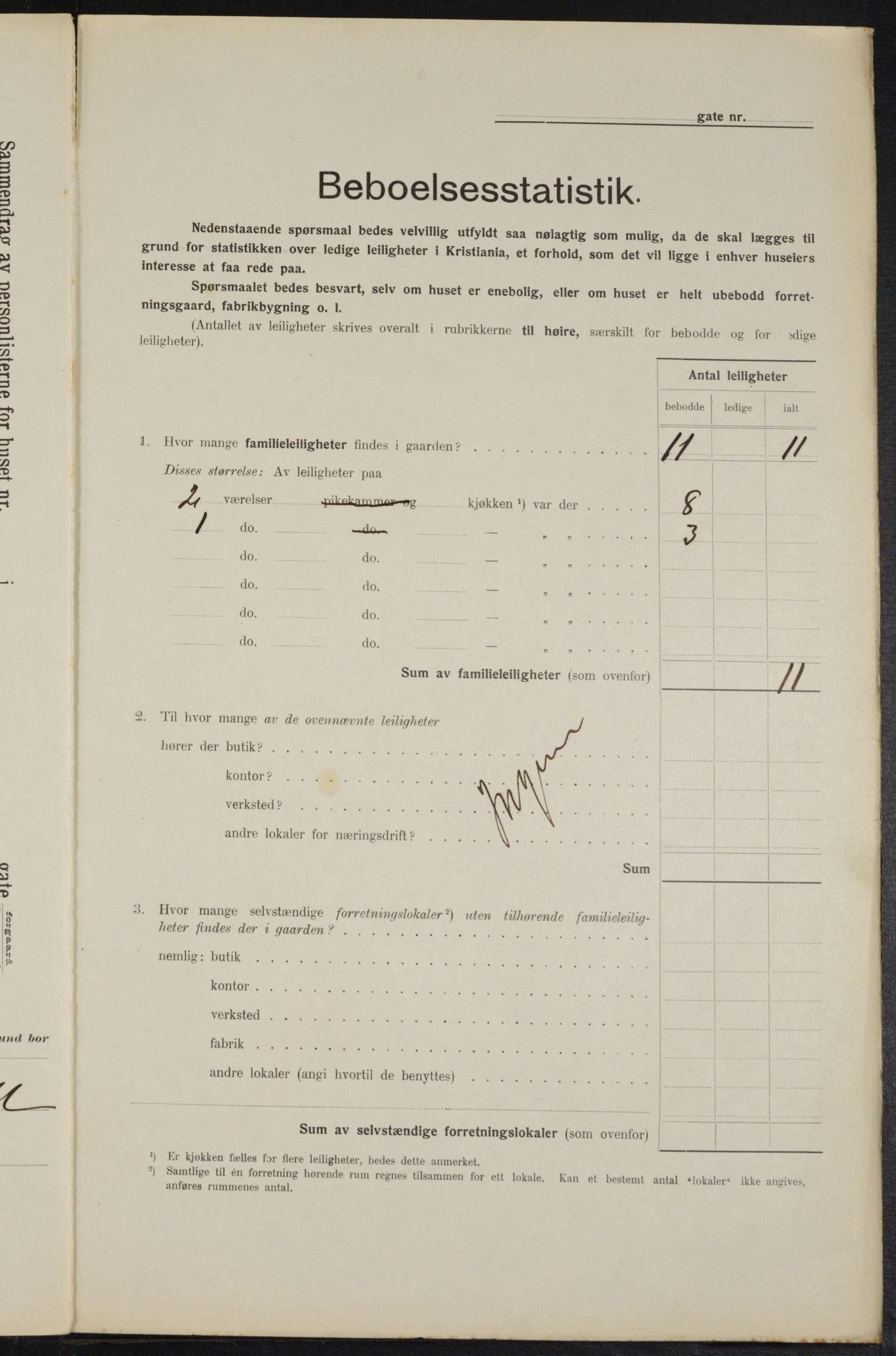 OBA, Municipal Census 1914 for Kristiania, 1914, p. 92739