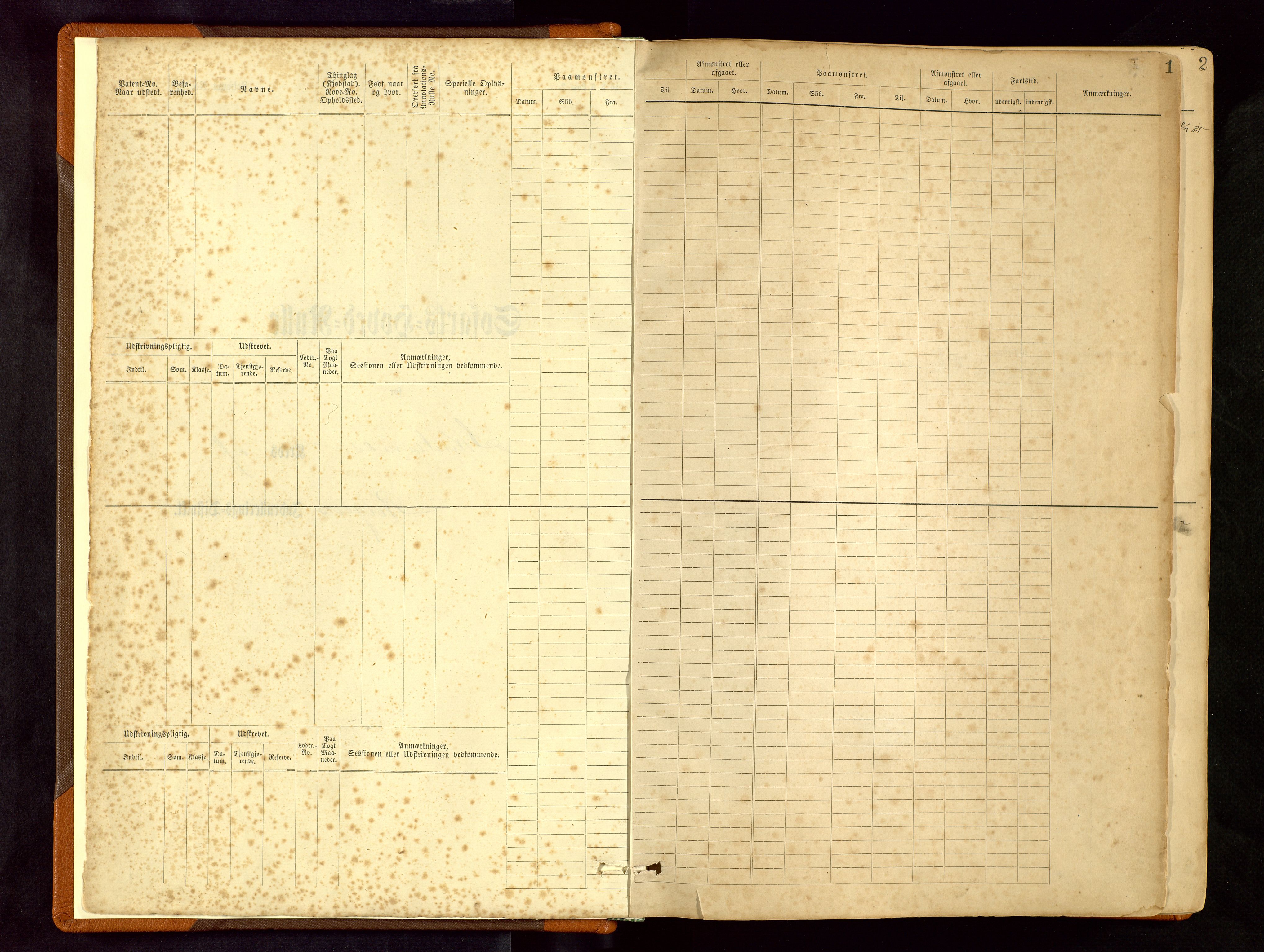 Haugesund sjømannskontor, SAST/A-102007/F/Fb/Fbb/L0003: Sjøfartsrulle Skudenes kretsnr. 965-2440, 1881-1948, p. 1