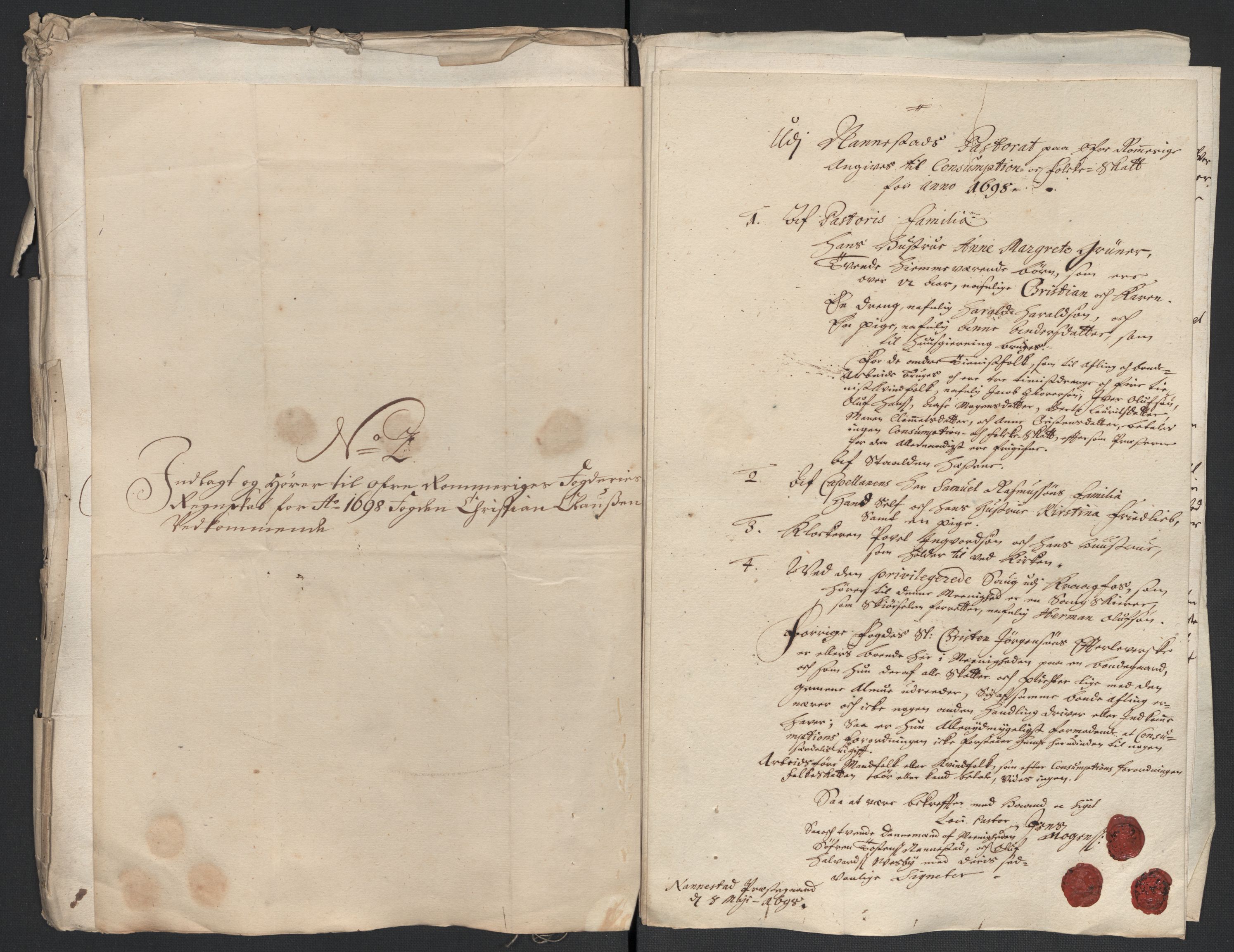 Rentekammeret inntil 1814, Reviderte regnskaper, Fogderegnskap, AV/RA-EA-4092/R12/L0710: Fogderegnskap Øvre Romerike, 1698, p. 275