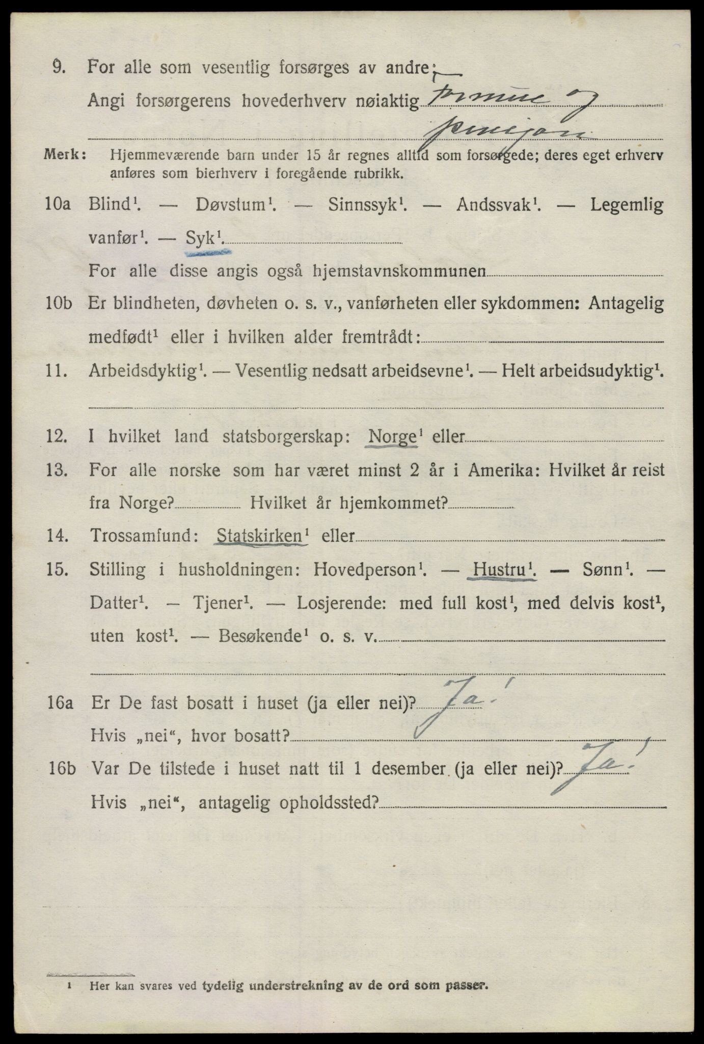 SAO, 1920 census for Hobøl, 1920, p. 2441