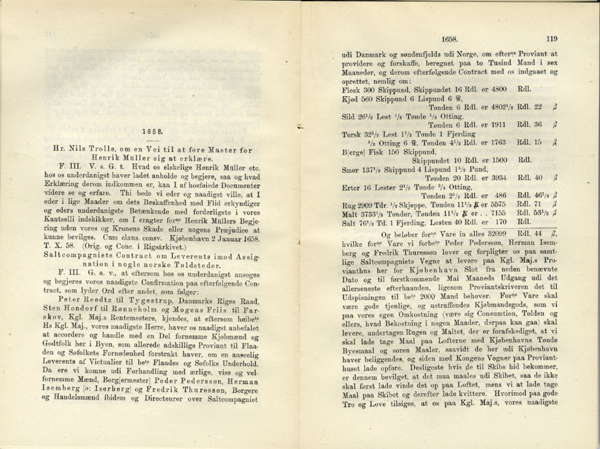 Publikasjoner utgitt av Det Norske Historiske Kildeskriftfond, PUBL/-/-/-: Norske Rigs-Registranter, bind 12, 1657-1660, p. 118-119