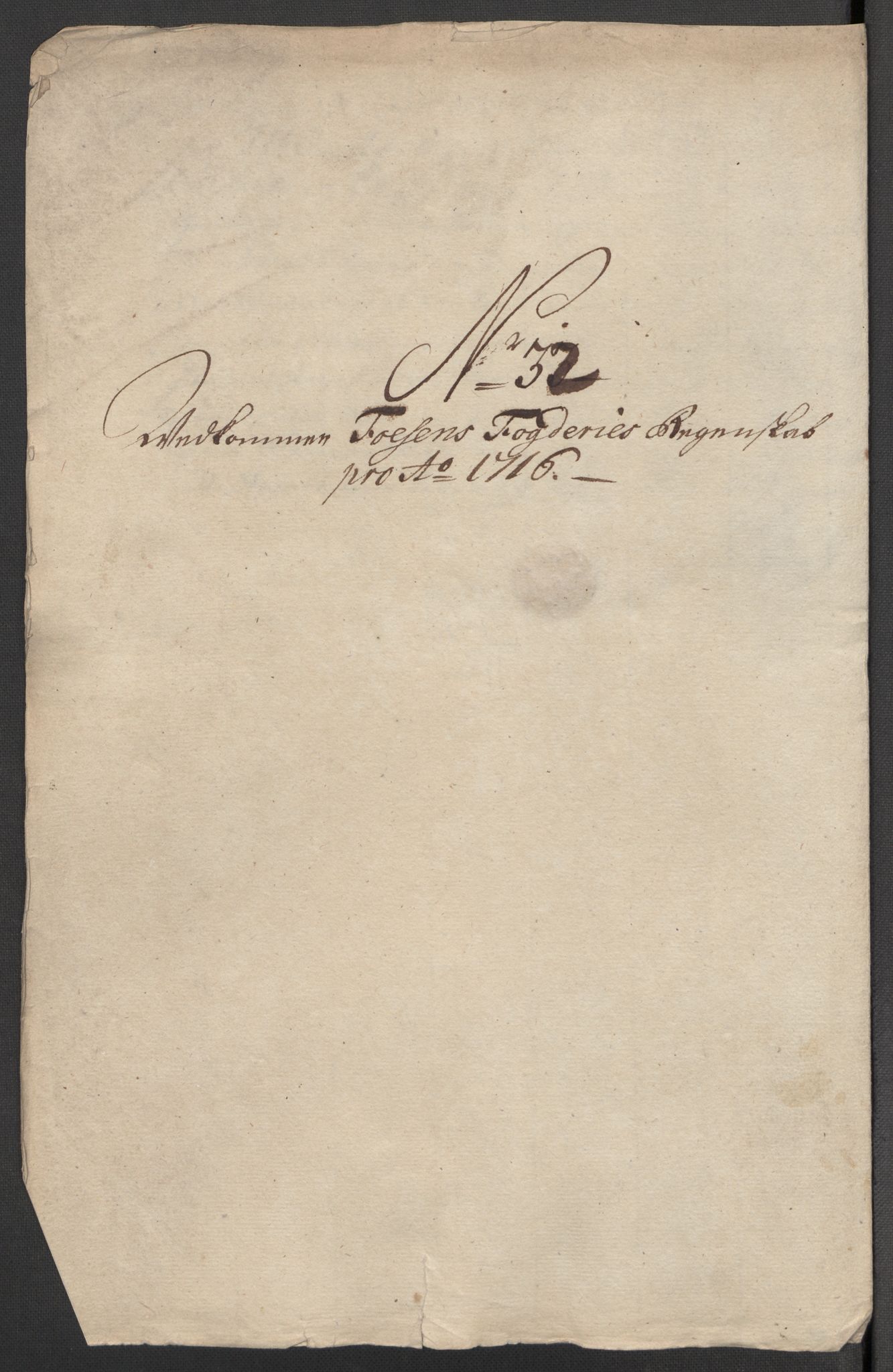 Rentekammeret inntil 1814, Reviderte regnskaper, Fogderegnskap, AV/RA-EA-4092/R57/L3864: Fogderegnskap Fosen, 1716, p. 211