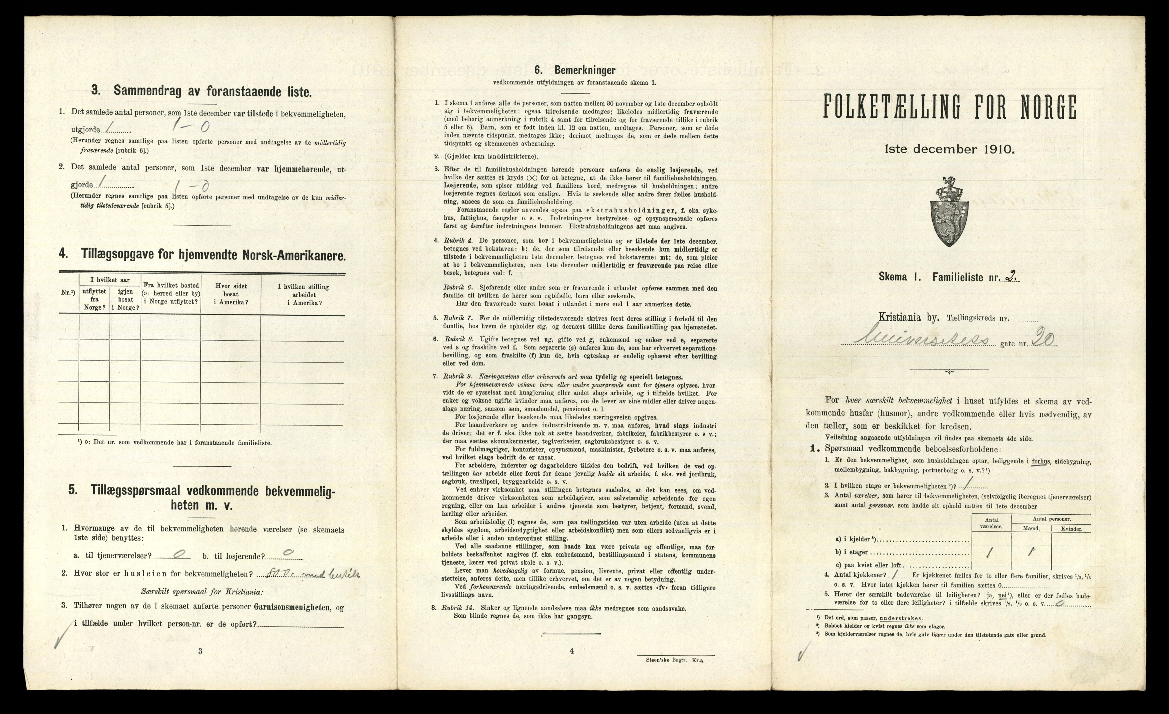 RA, 1910 census for Kristiania, 1910, p. 115071