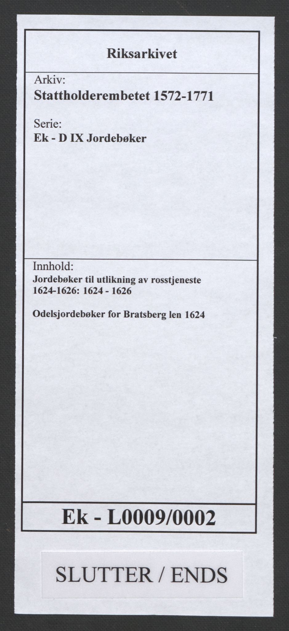 Stattholderembetet 1572-1771, AV/RA-EA-2870/Ek/L0009/0002: Jordebøker til utlikning av rosstjeneste 1624-1626: / Odelsjordebøker for Bratsberg len, 1624, p. 118