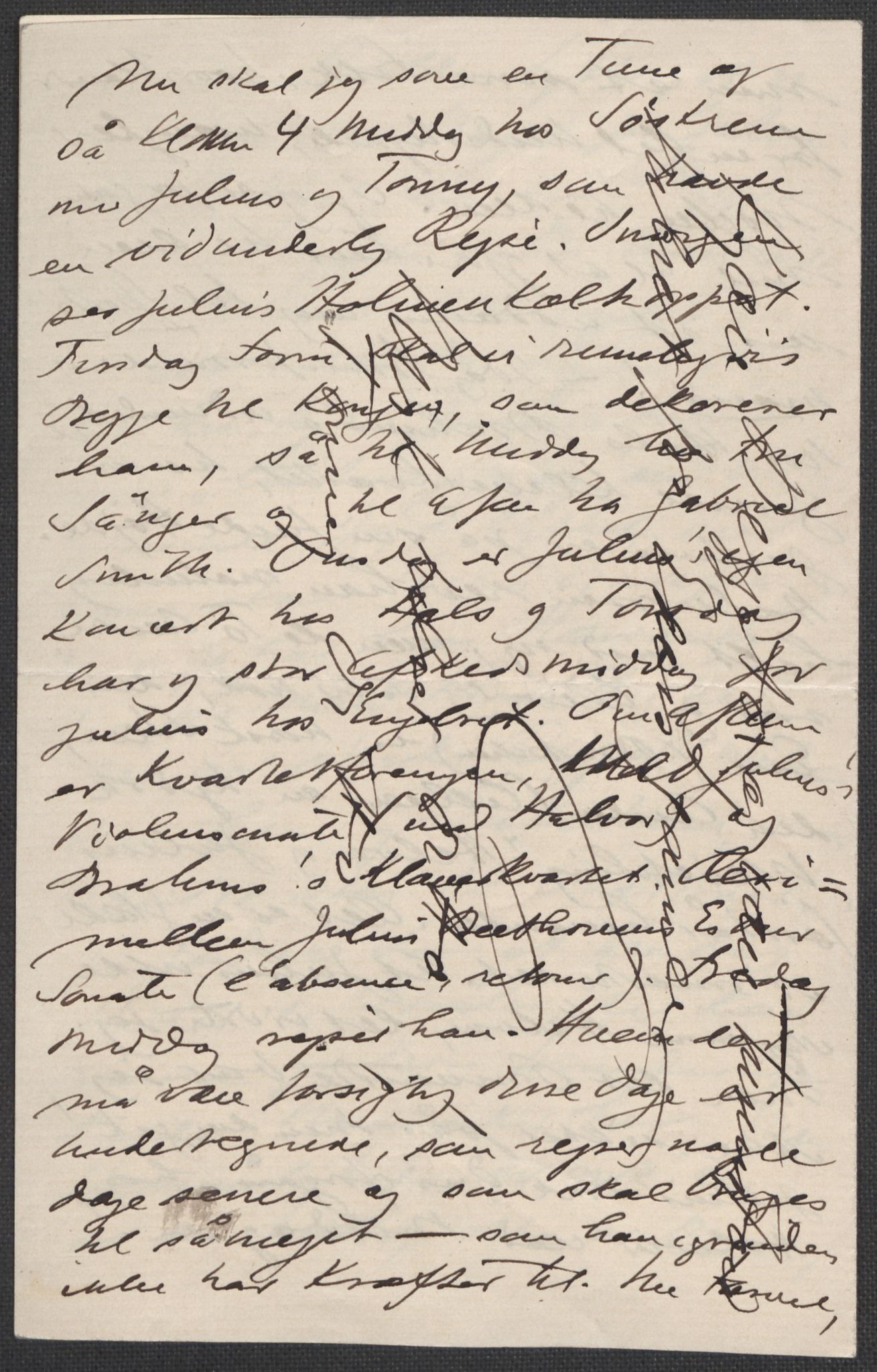 Beyer, Frants, AV/RA-PA-0132/F/L0001: Brev fra Edvard Grieg til Frantz Beyer og "En del optegnelser som kan tjene til kommentar til brevene" av Marie Beyer, 1872-1907, p. 877