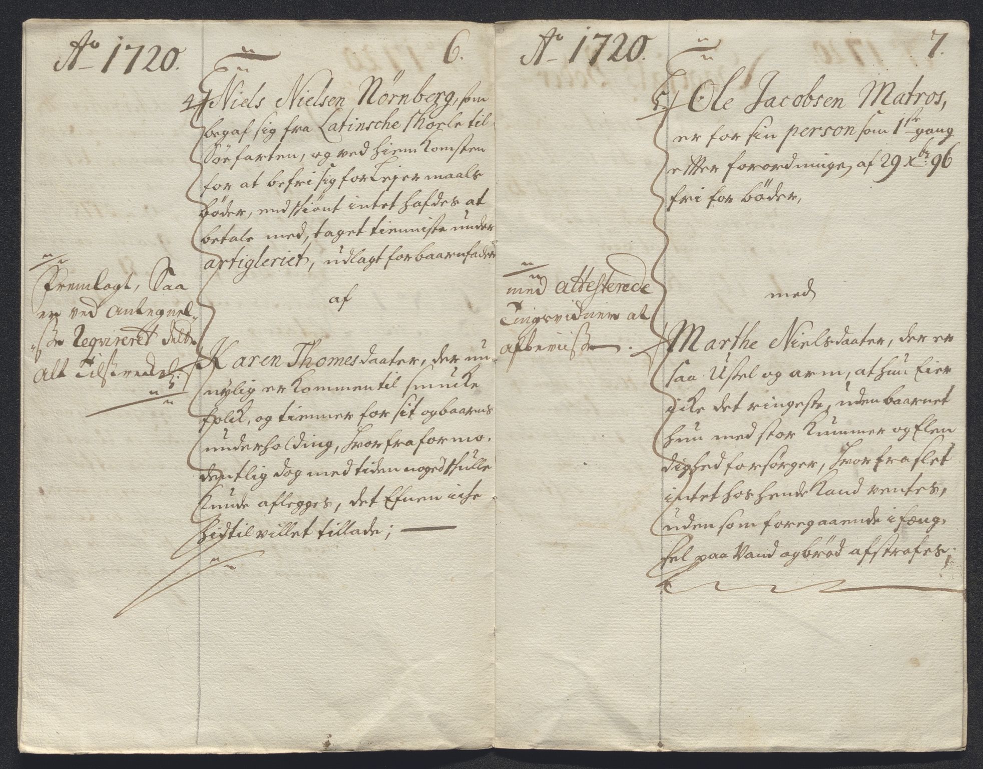 Rentekammeret inntil 1814, Reviderte regnskaper, Byregnskaper, AV/RA-EA-4066/R/Rm/L0286: [M19] Sikt og sakefall, 1719-1727, p. 43