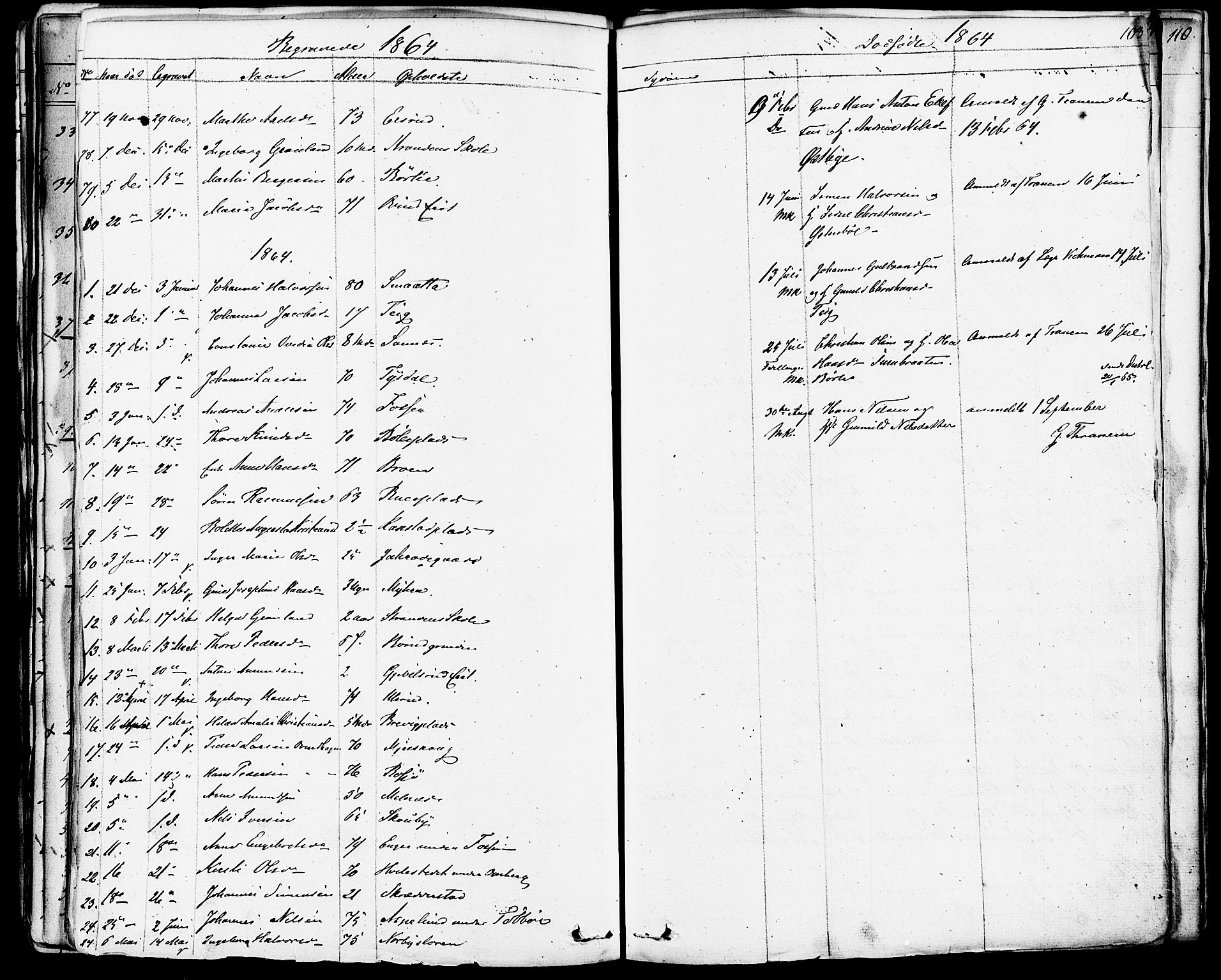 Enebakk prestekontor Kirkebøker, SAO/A-10171c/F/Fa/L0013: Parish register (official) no. I 13, 1832-1882, p. 103