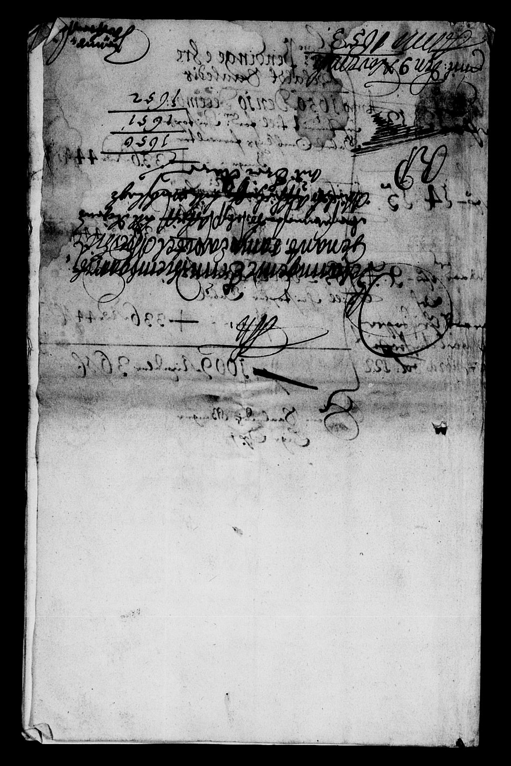 Rentekammeret inntil 1814, Reviderte regnskaper, Lensregnskaper, RA/EA-5023/R/Rb/Rbw/L0107: Trondheim len, 1649-1653