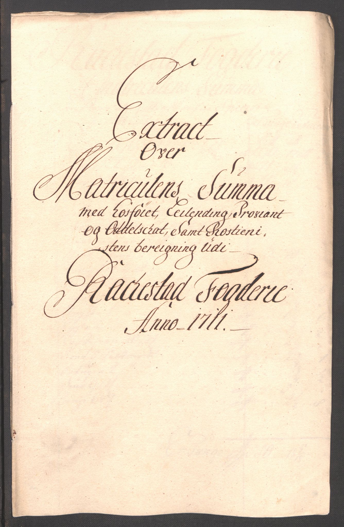 Rentekammeret inntil 1814, Reviderte regnskaper, Fogderegnskap, RA/EA-4092/R07/L0303: Fogderegnskap Rakkestad, Heggen og Frøland, 1711, p. 205