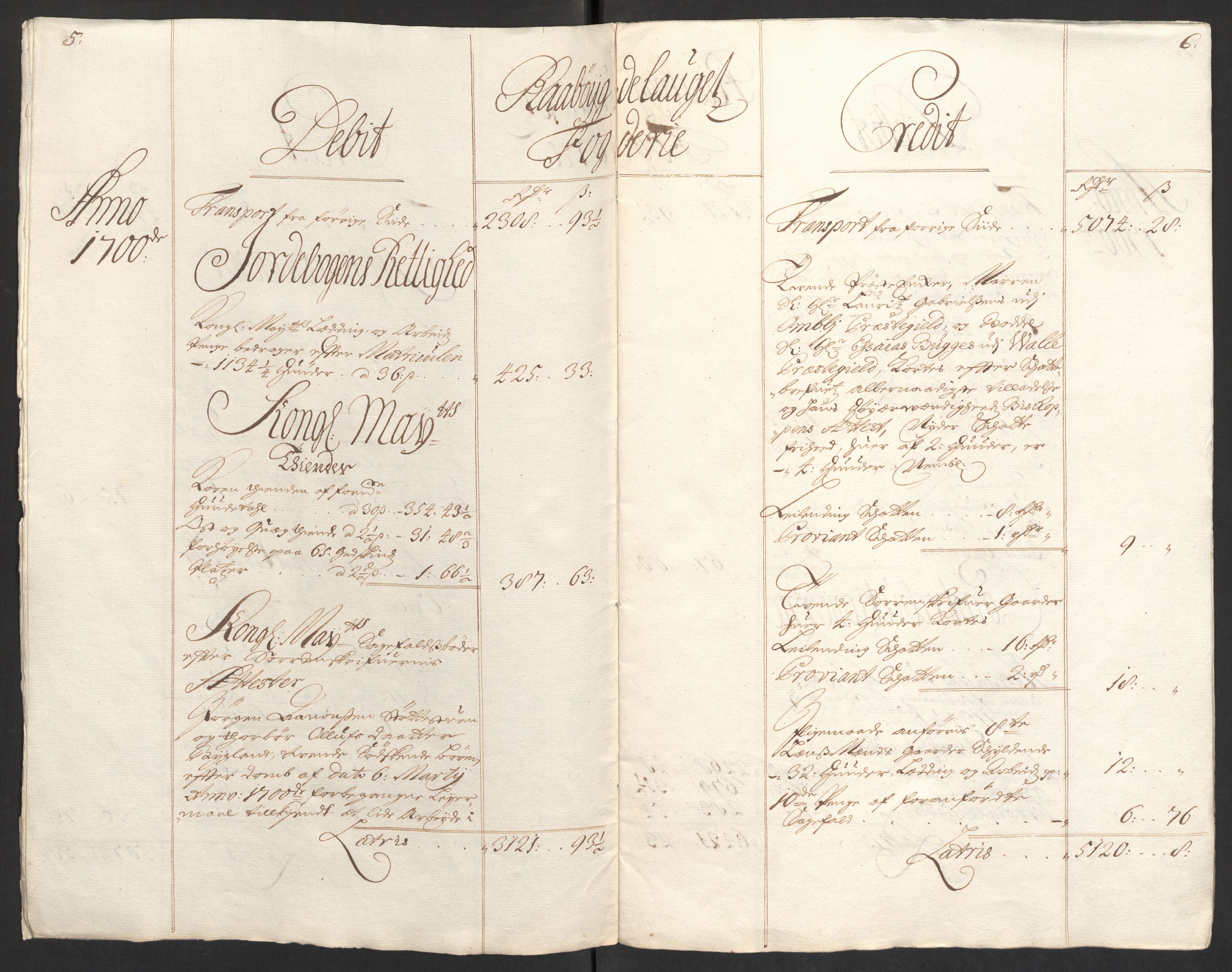 Rentekammeret inntil 1814, Reviderte regnskaper, Fogderegnskap, RA/EA-4092/R40/L2446: Fogderegnskap Råbyggelag, 1700-1702, p. 12