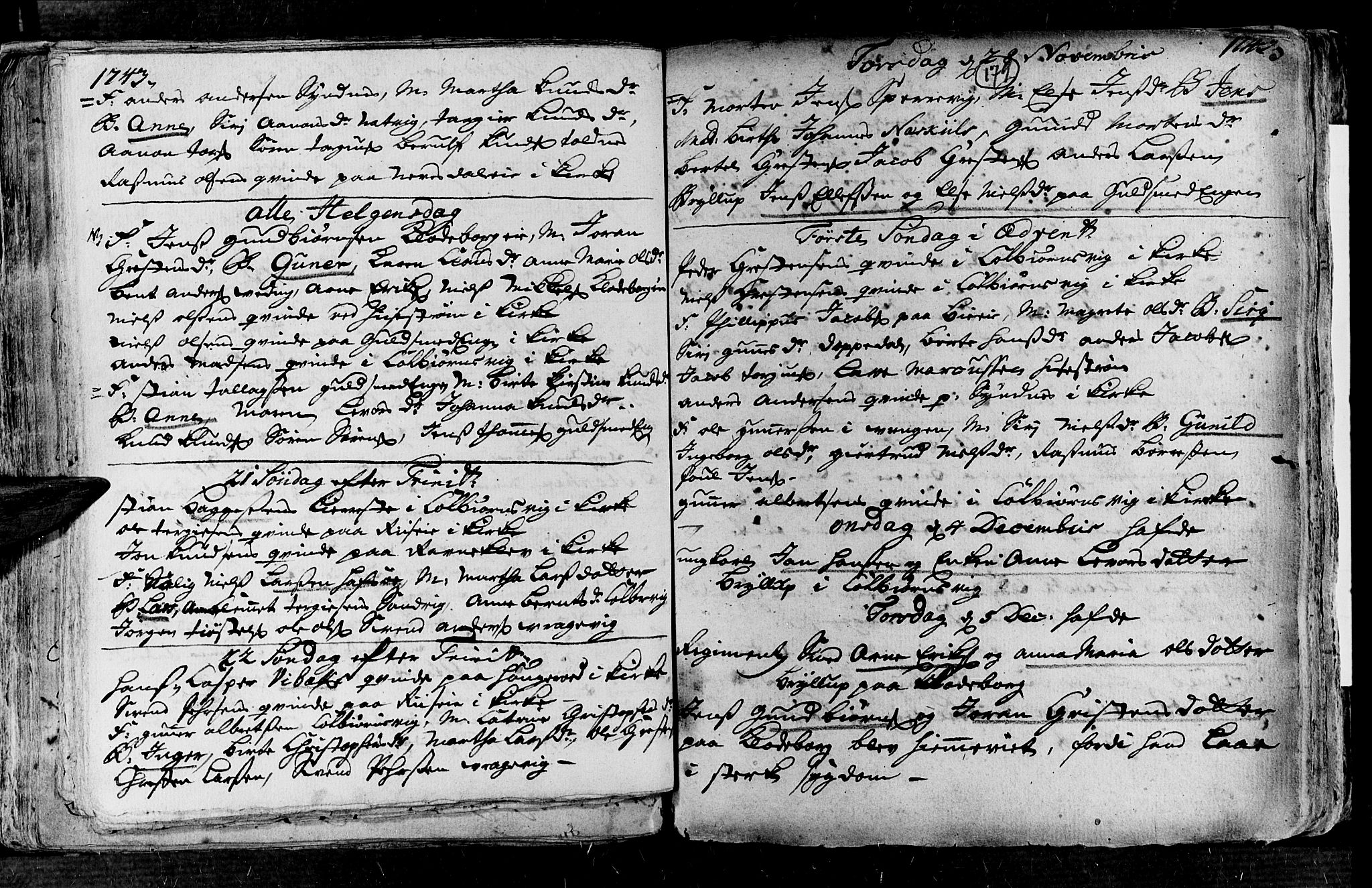 Øyestad sokneprestkontor, AV/SAK-1111-0049/F/Fa/L0004: Parish register (official) no. A 4, 1730-1750, p. 179