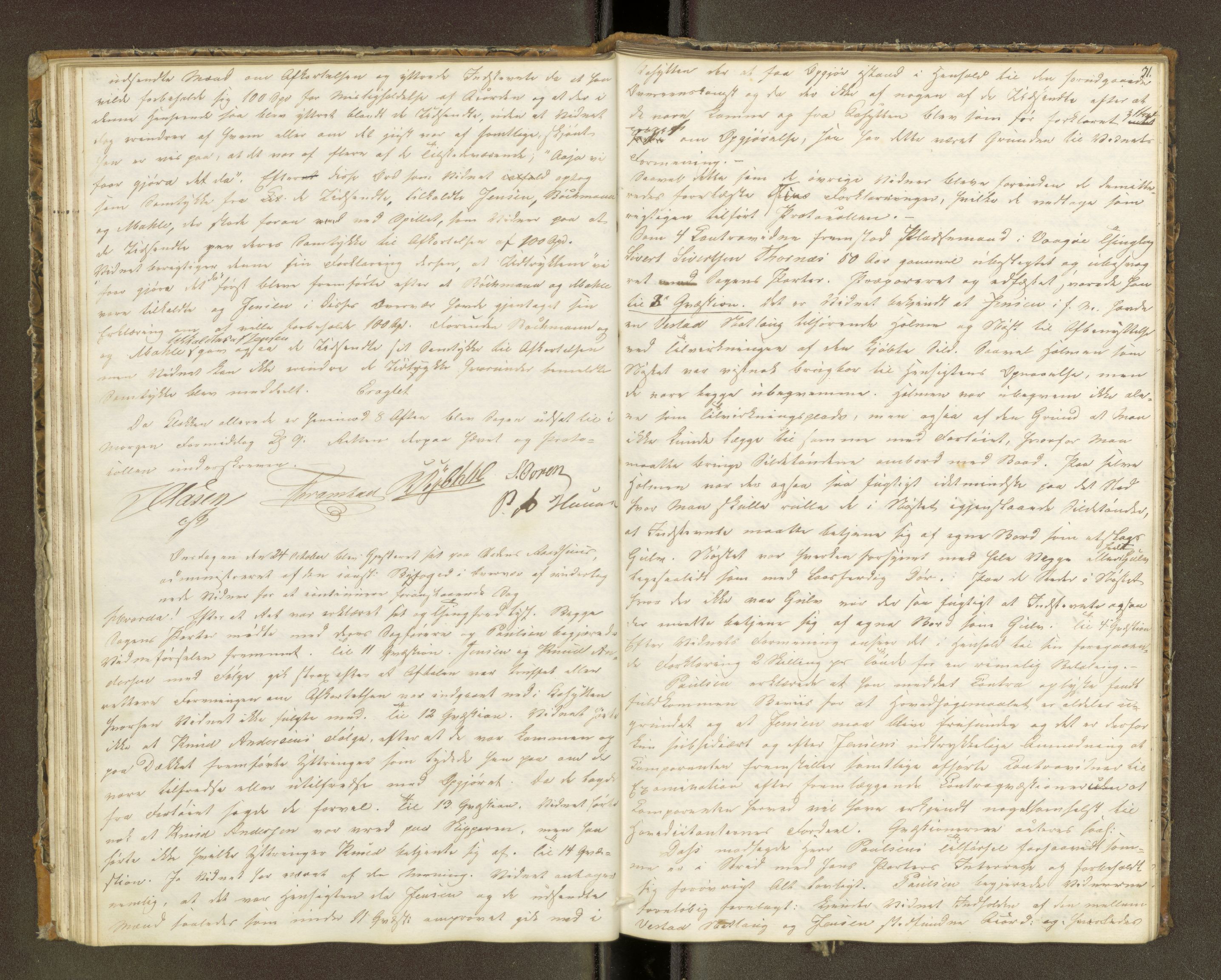 Molde byfogd, AV/SAT-A-0025/1/1A/L0006: Justisprotokoll, 1849-1850, p. 30b-31a